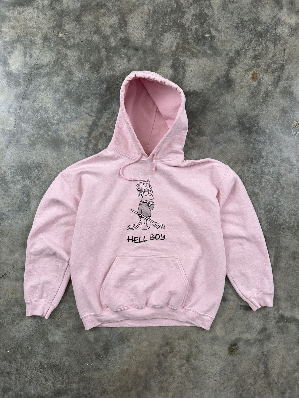 Lil peep hellboy hoodie 2024 pink