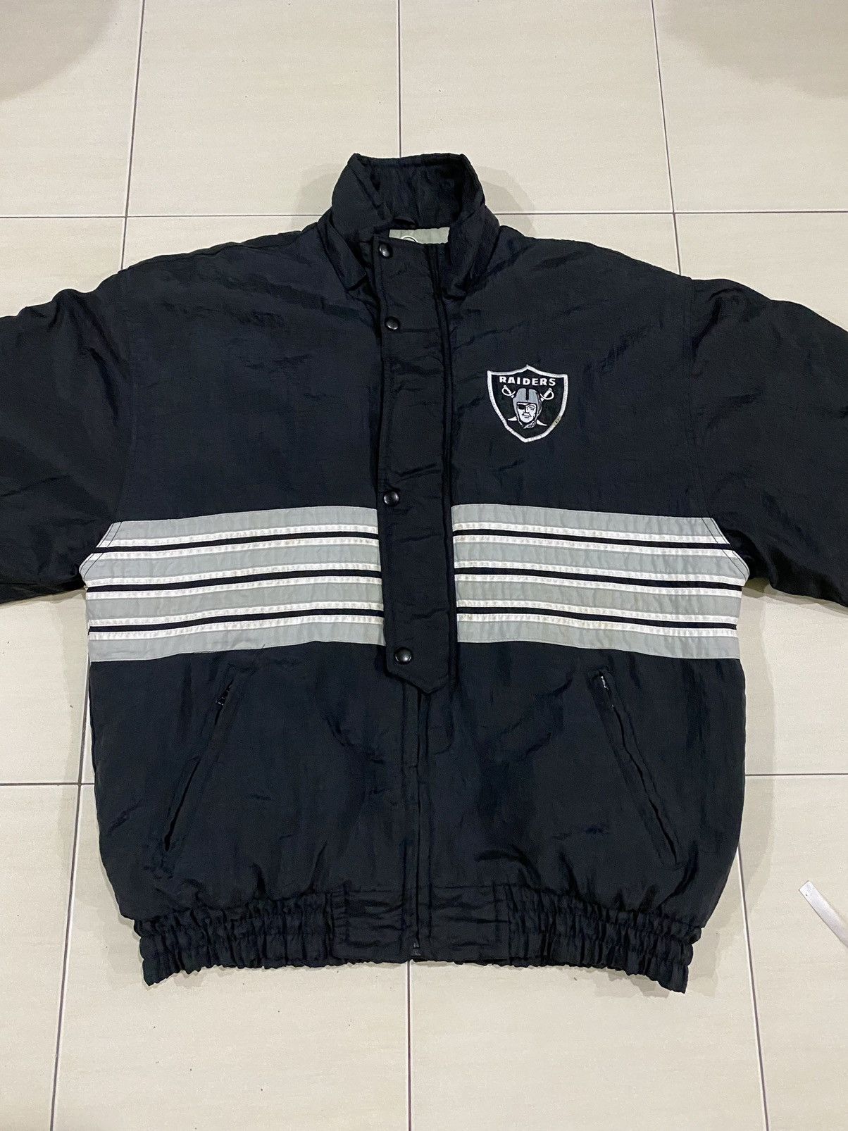 NFL × Vintage Vintage Los Angeles Raiders Big logo embroidery NFL Jacket Size US M / EU 48-50 / 2 - 18 Thumbnail