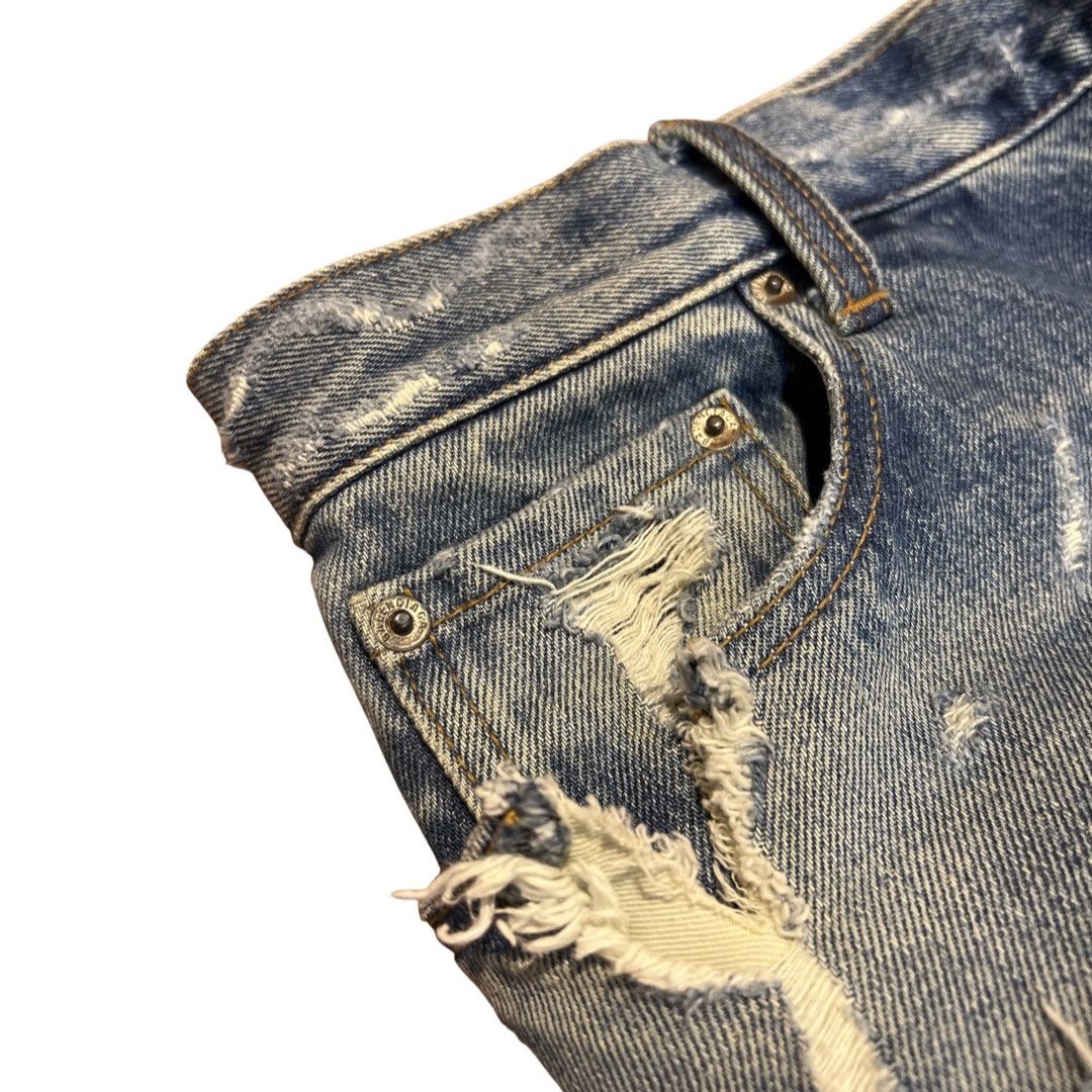 Balenciaga BALENCIAGA FW21 DISTRESSED DENIM Size US 34 / EU 50 - 13 Thumbnail