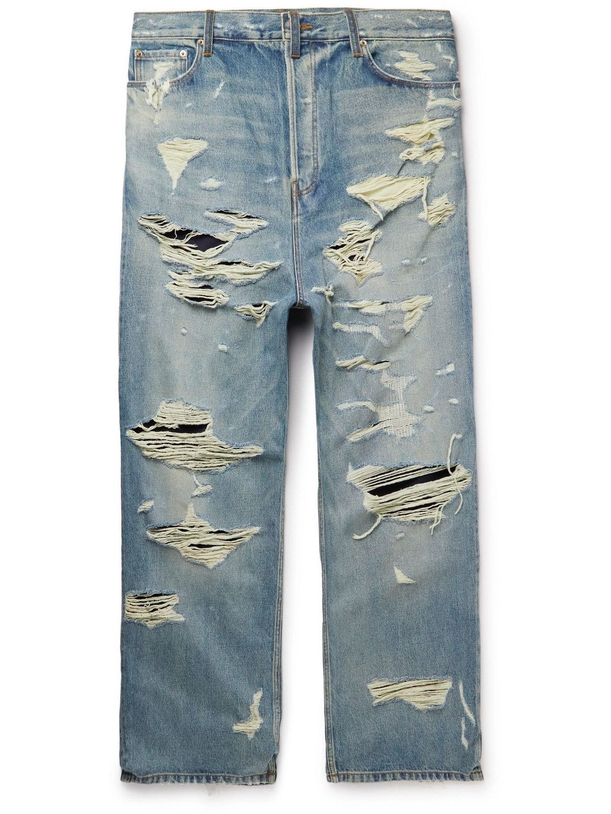Balenciaga BALENCIAGA FW21 DISTRESSED DENIM Size US 34 / EU 50 - 7 Thumbnail
