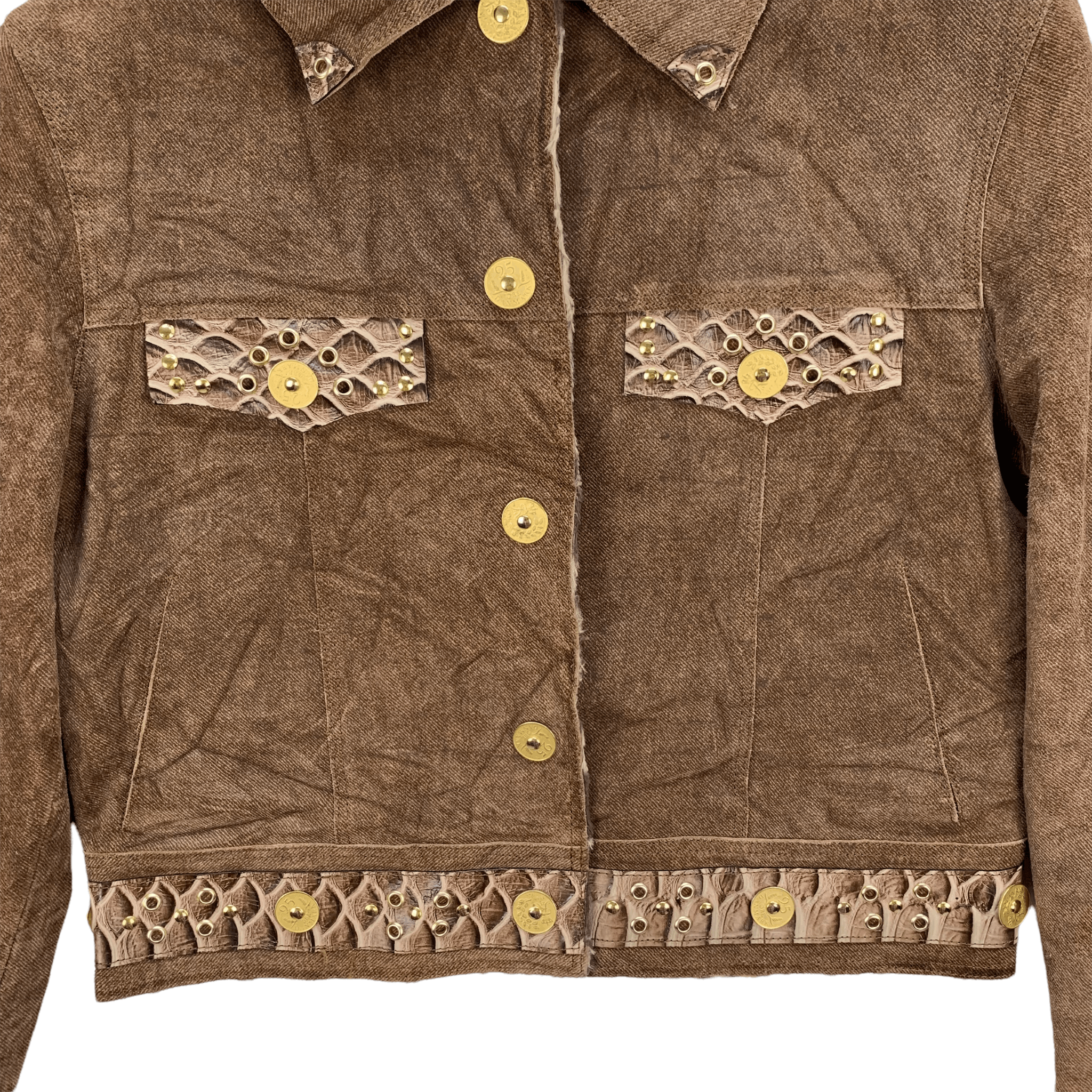 Firenze Braccialini Firenze Women Leather Jacket #3760-131 Size ONE SIZE - 3 Thumbnail