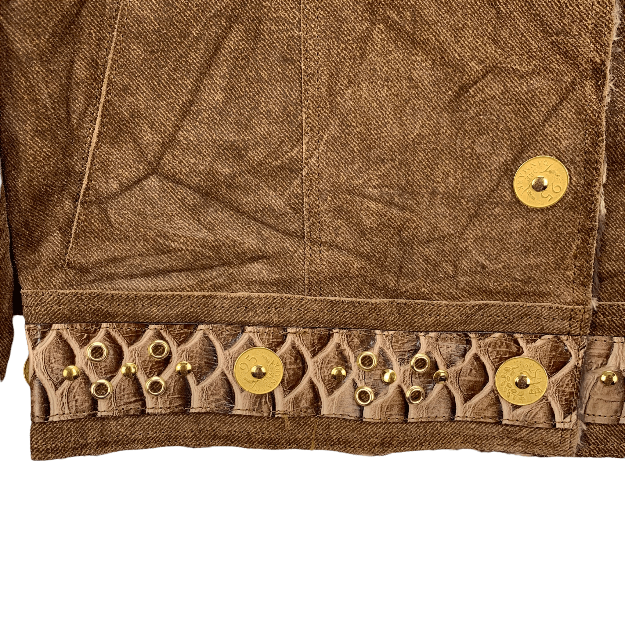 Firenze Braccialini Firenze Women Leather Jacket #3760-131 Size ONE SIZE - 7 Thumbnail