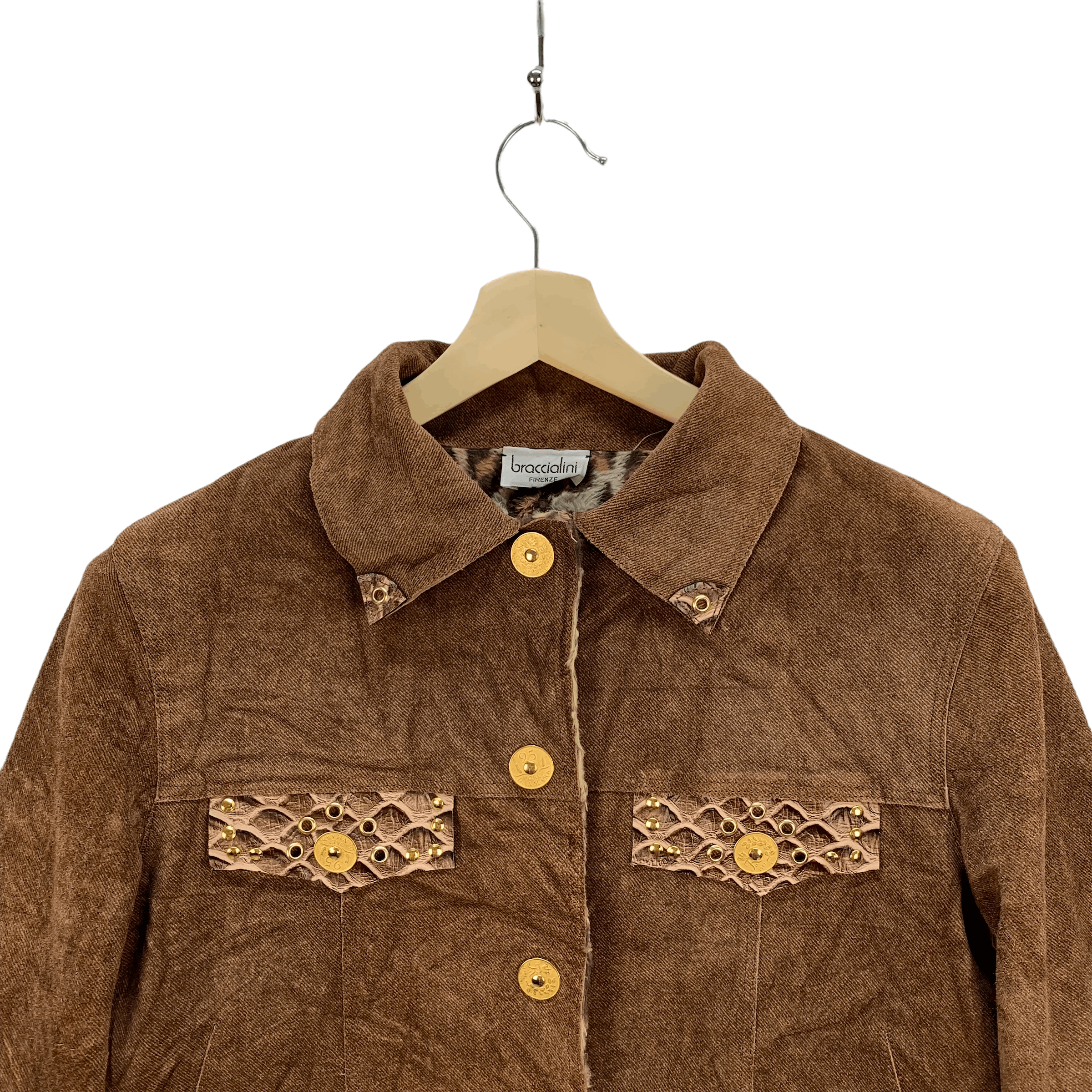 Firenze Braccialini Firenze Women Leather Jacket #3760-131 Size ONE SIZE - 2 Thumbnail