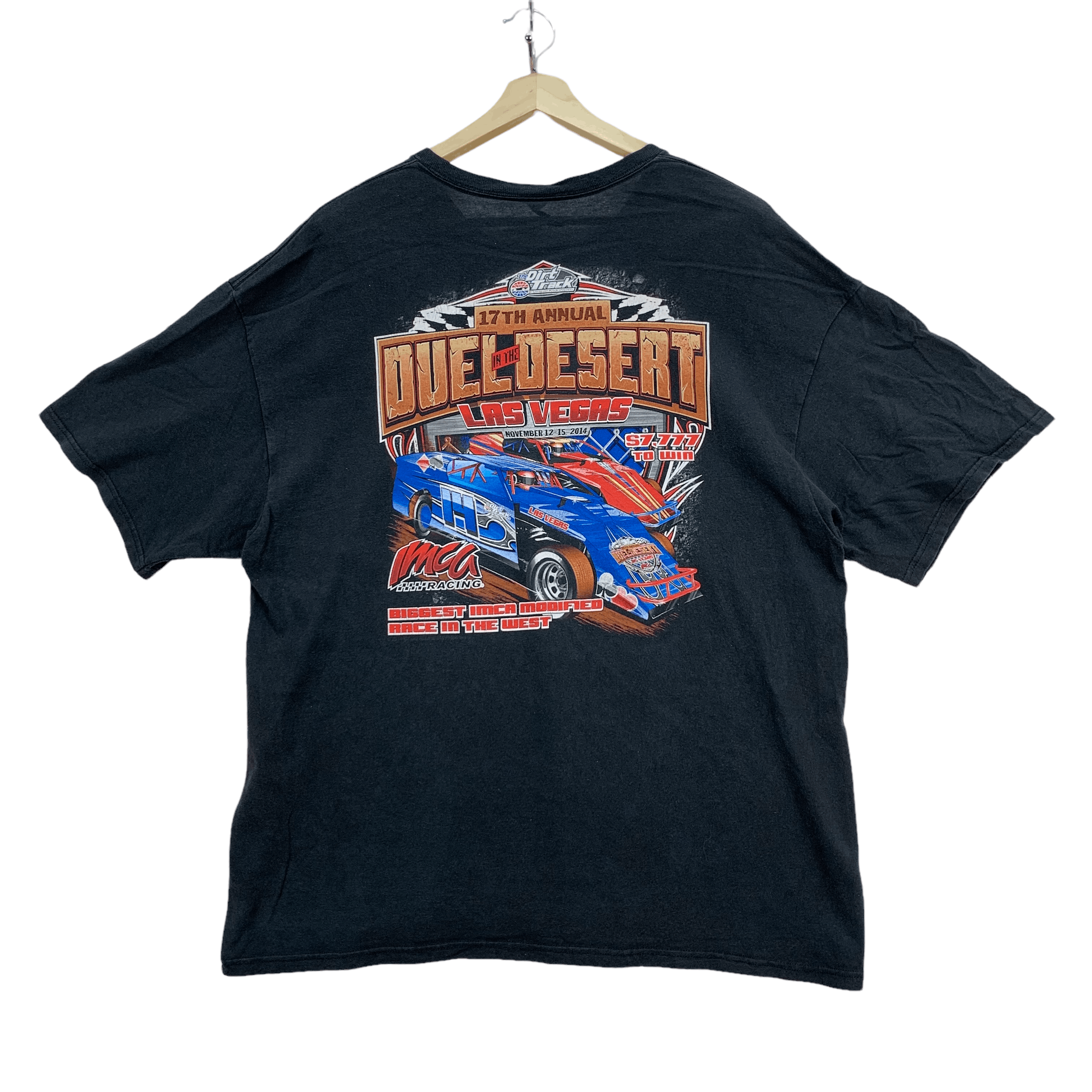 Delta The Dirt Track Duel in the Dessert Las Vegas Tee #3813-132 Size US XXL / EU 58 / 5 - 6 Thumbnail
