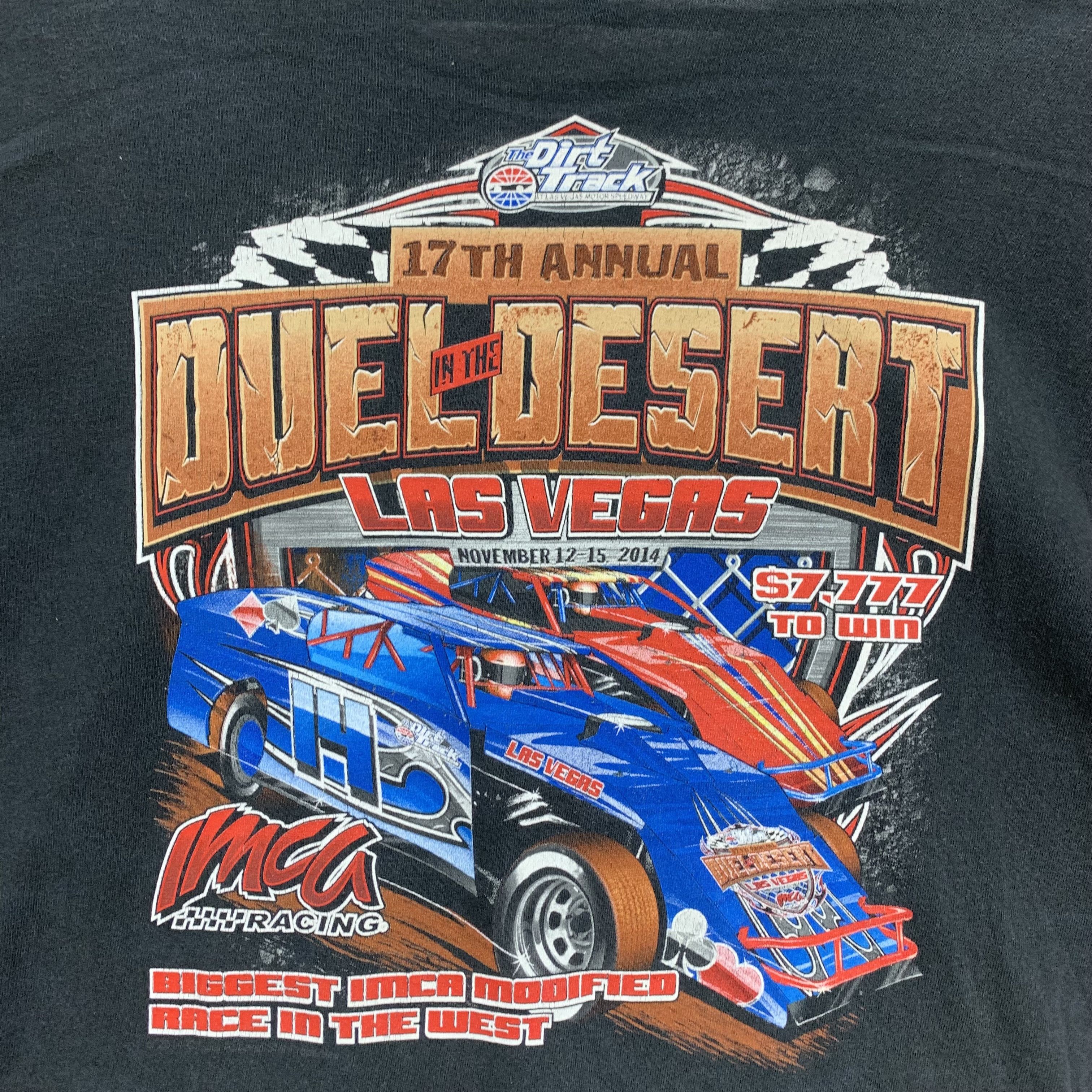 Delta The Dirt Track Duel in the Dessert Las Vegas Tee #3813-132 Size US XXL / EU 58 / 5 - 7 Thumbnail