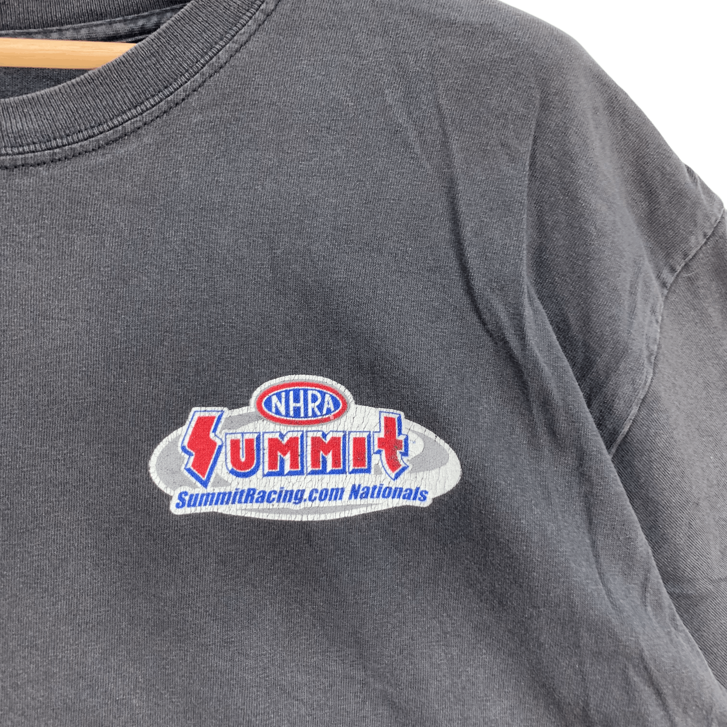 Gildan Vintage NHRA Summit Racing Las Vegas Tee #3812-132 Size US XL / EU 56 / 4 - 5 Thumbnail