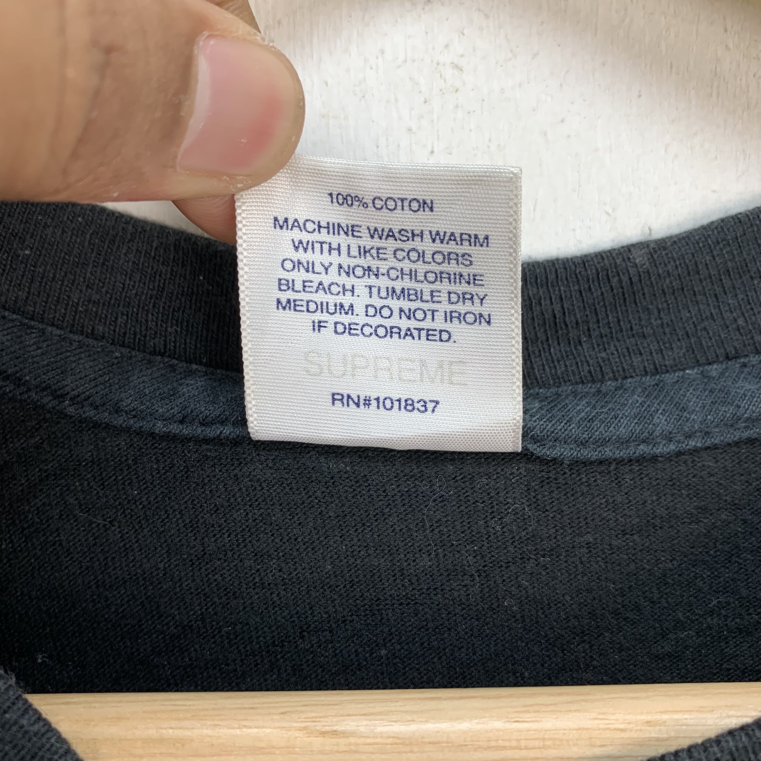 Supreme Vintage Supreme Made in USA Plain Long Sleeve Tee #3809-132 Size US M / EU 48-50 / 2 - 6 Thumbnail