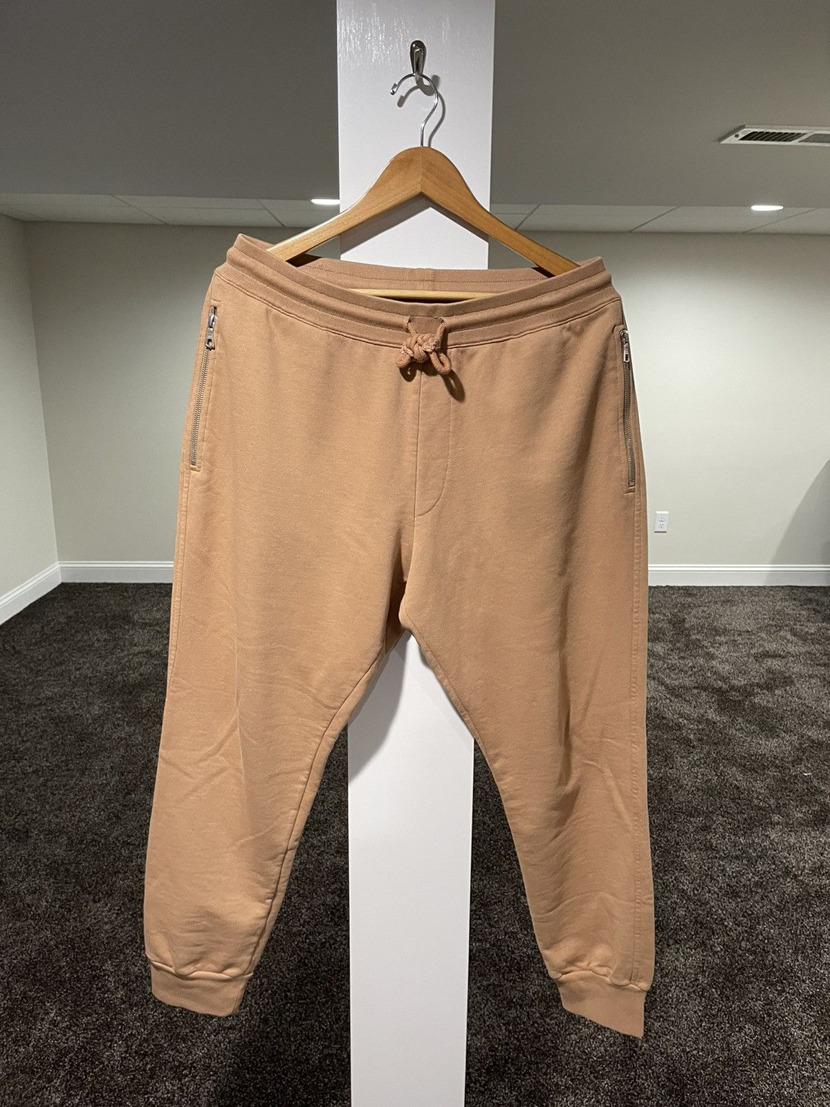 Dries Van Noten Dries Van Noten Light Brown Sweatpants Size US 34 / EU 50 - 3 Thumbnail