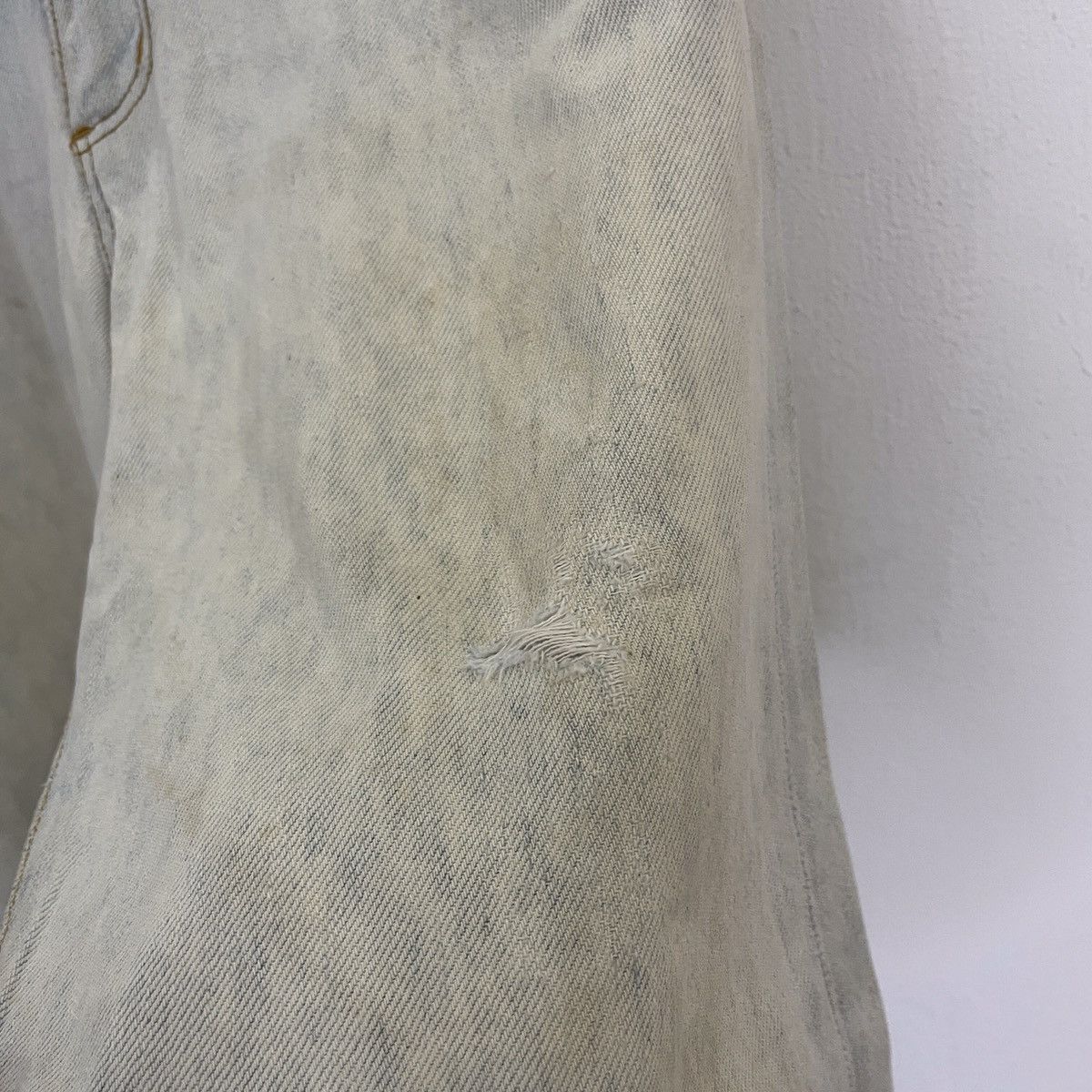 Vintage Vintage Wrangler Buckles Distressed Denim Pants Size US 30 / EU 46 - 12 Thumbnail