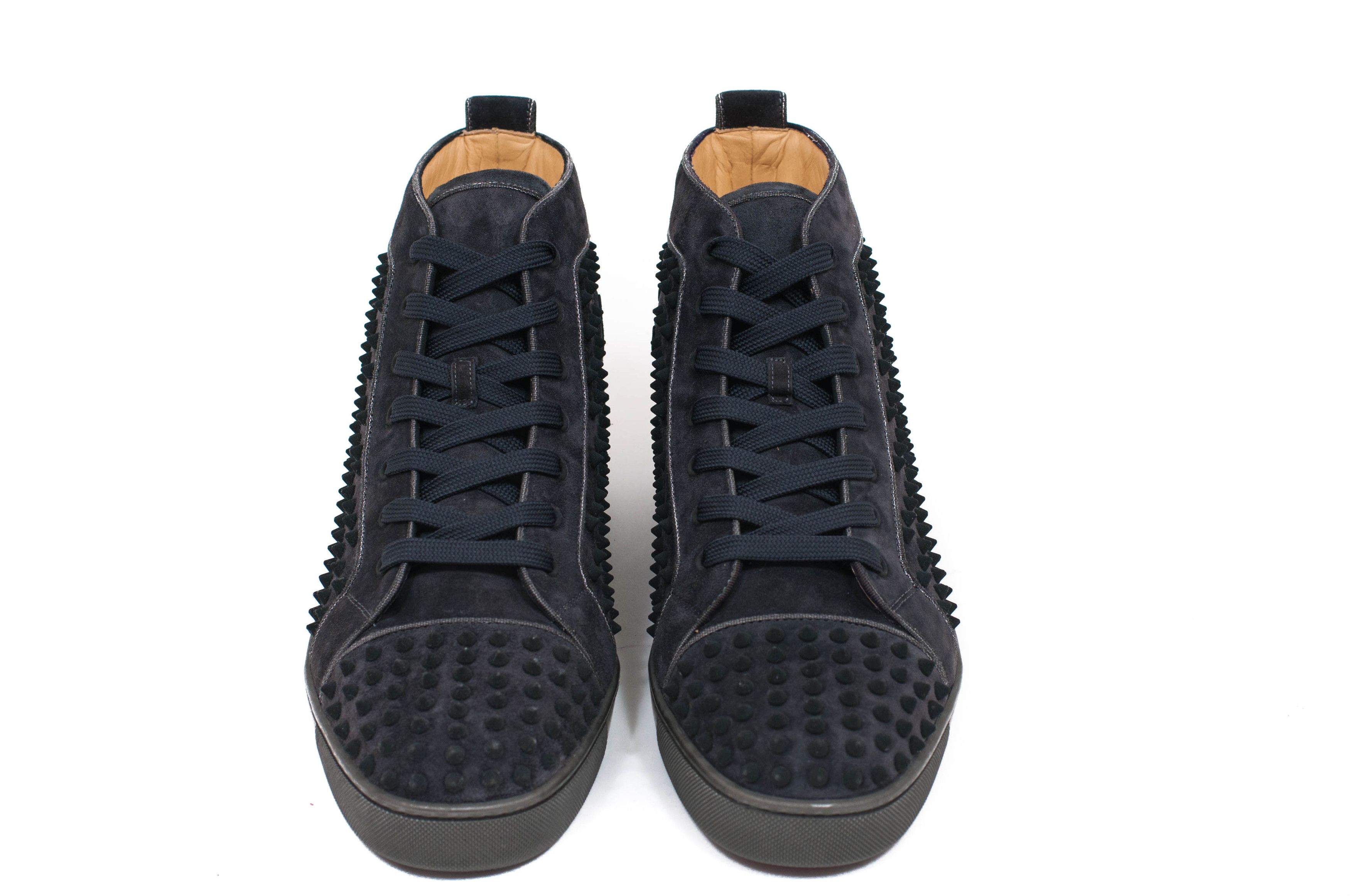 Christian Louboutin 14.5 Louis Orlato Flat Veau - Fusain - Size 47.5 Size US 14 / EU 47 - 6 Thumbnail