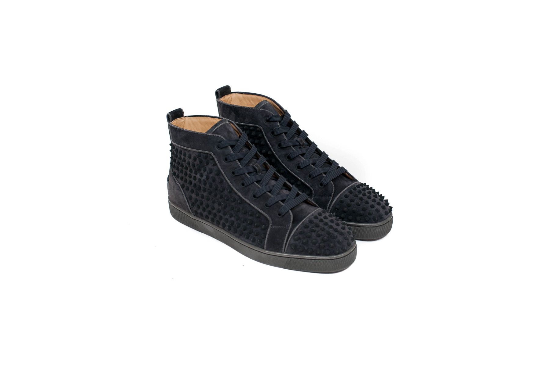Christian Louboutin 14.5 Louis Orlato Flat Veau - Fusain - Size 47.5 Size US 14 / EU 47 - 1 Thumbnail