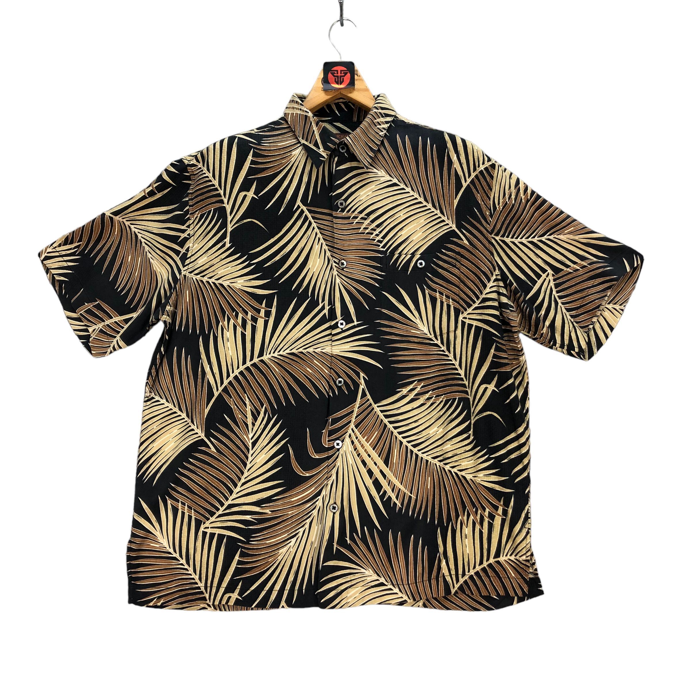 image of Sik Silk x Tori Richard Honolulu Silk Button Ups Shorts 7071-108, Men's (Size Large)