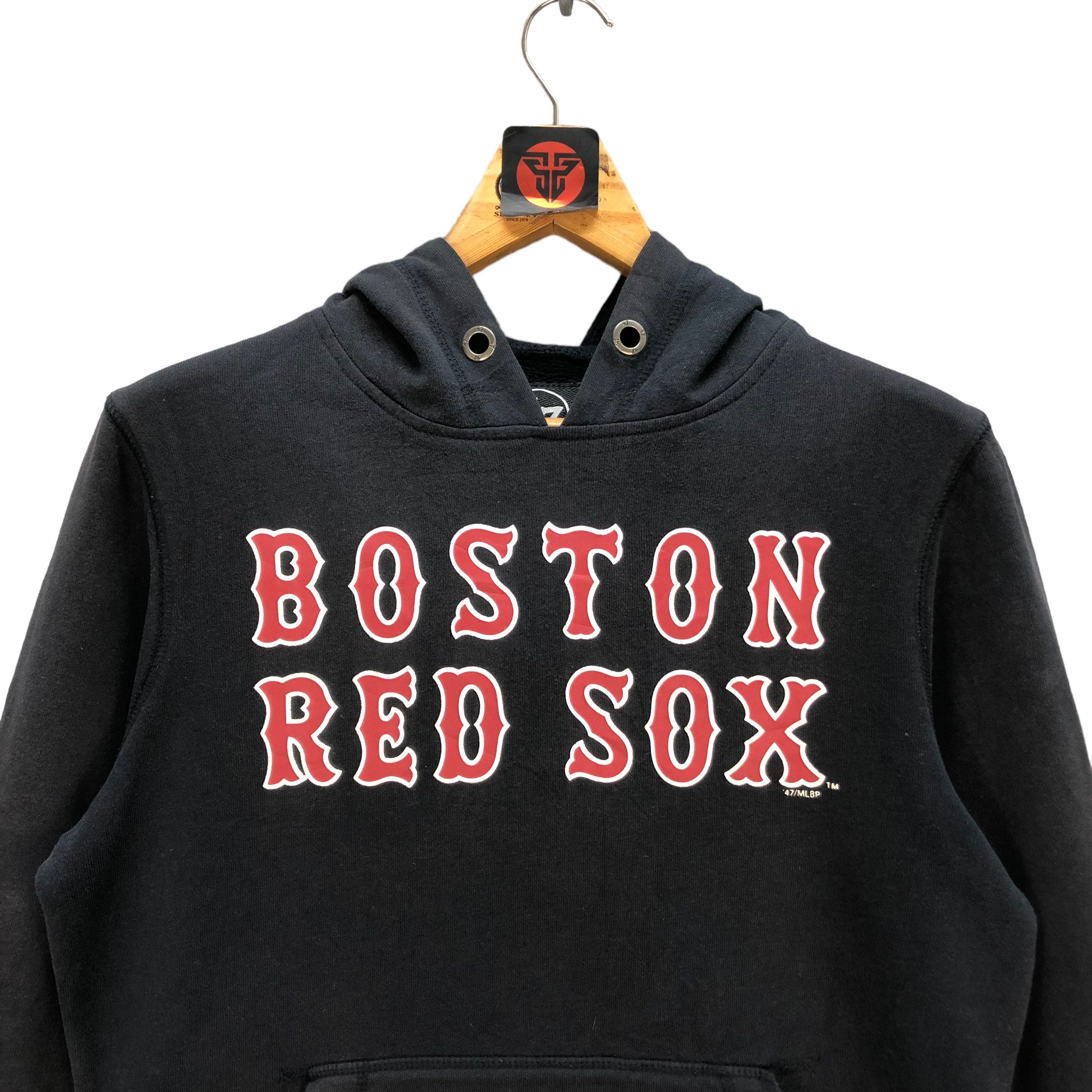 Japanese Brand 47 MLB BOSTON RED SOX BIG LOGO HOODIES #7078-108 Size US S / EU 44-46 / 1 - 2 Thumbnail