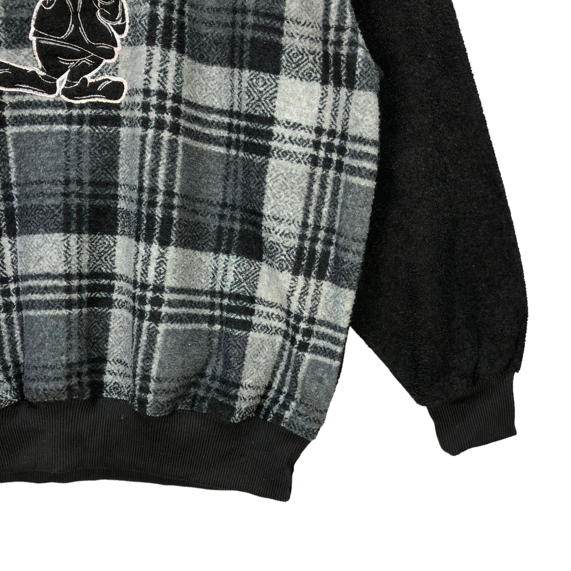 Japanese Brand LODGING HOUSE BIG LOGO TARTAN SWEATSHIRTS #7089-109 Size US L / EU 52-54 / 3 - 5 Thumbnail