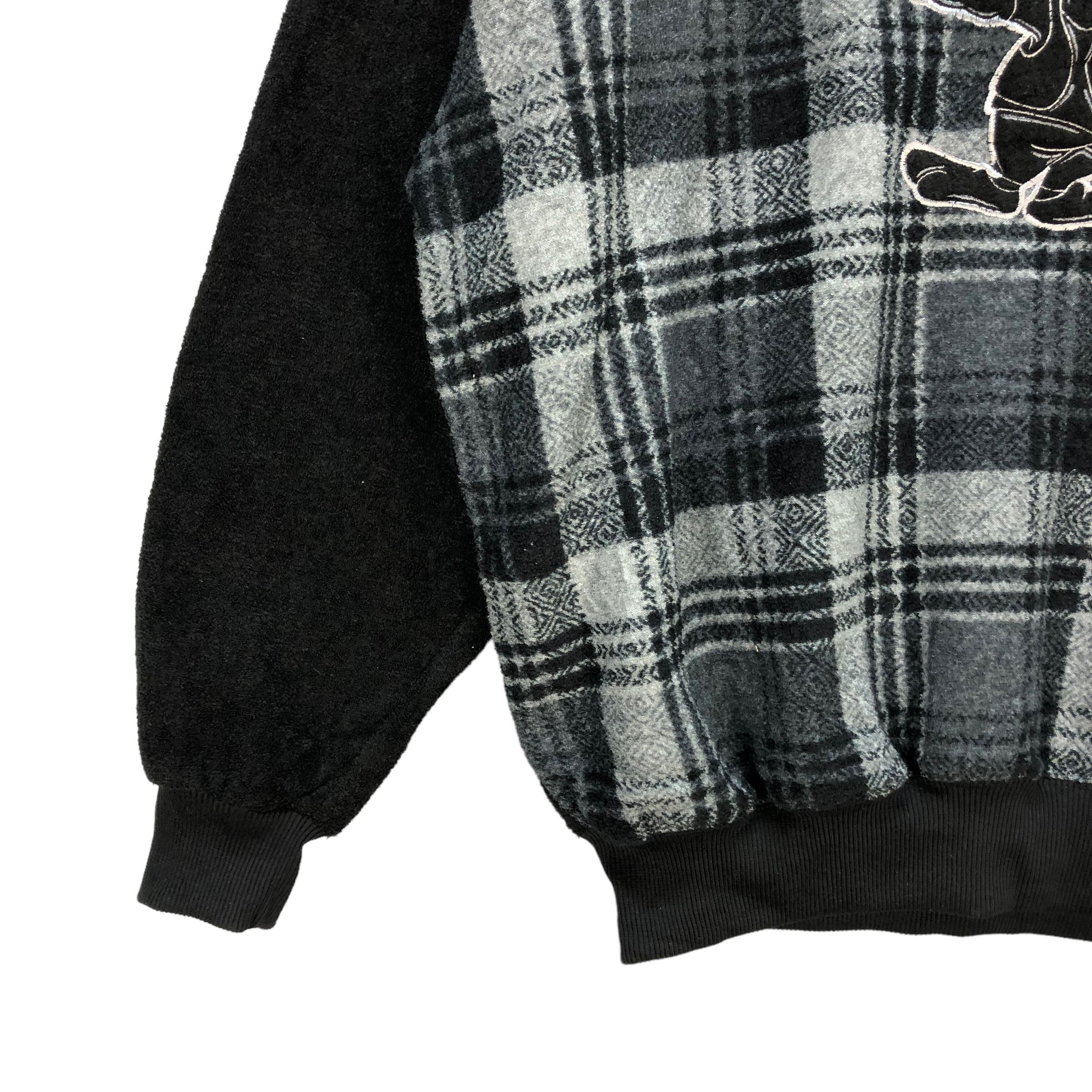Japanese Brand LODGING HOUSE BIG LOGO TARTAN SWEATSHIRTS #7089-109 Size US L / EU 52-54 / 3 - 4 Thumbnail