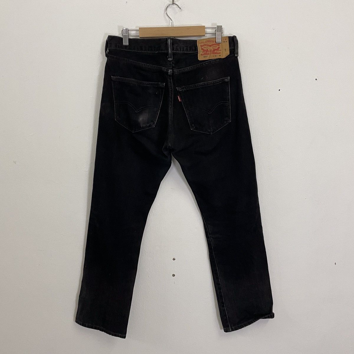 Levi's Vintage Levis 501 All Black Denim Jeans Size US 32 / EU 48 - 6 Thumbnail