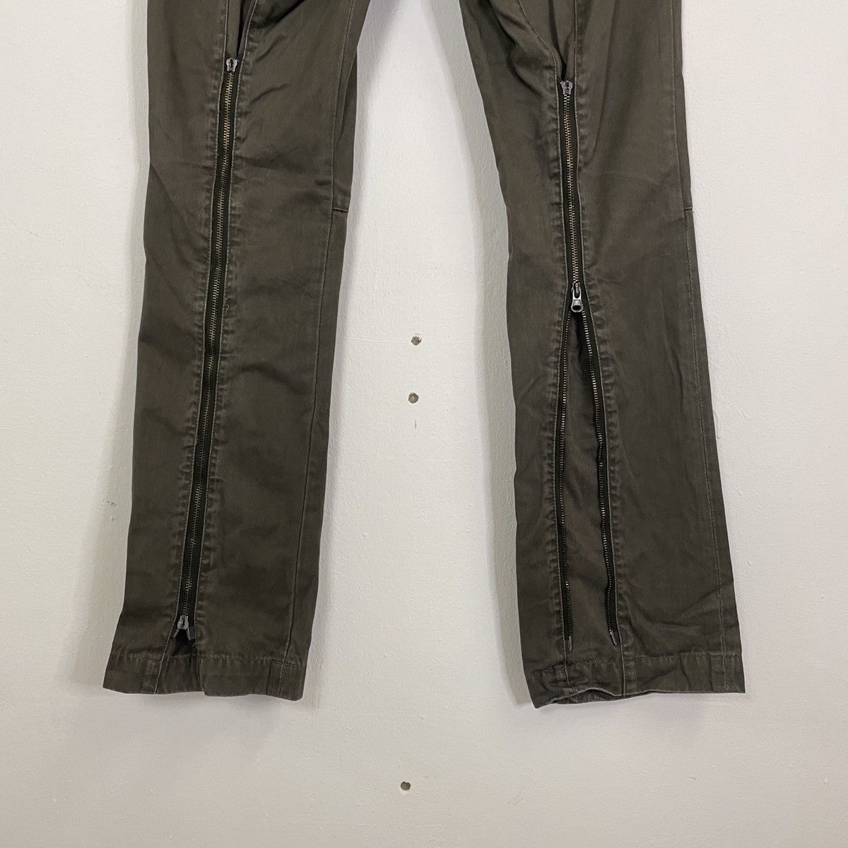 Japanese Brand Vintage Basquiat Double Knee Long Zip Rare Design Pants Size US 32 / EU 48 - 5 Thumbnail