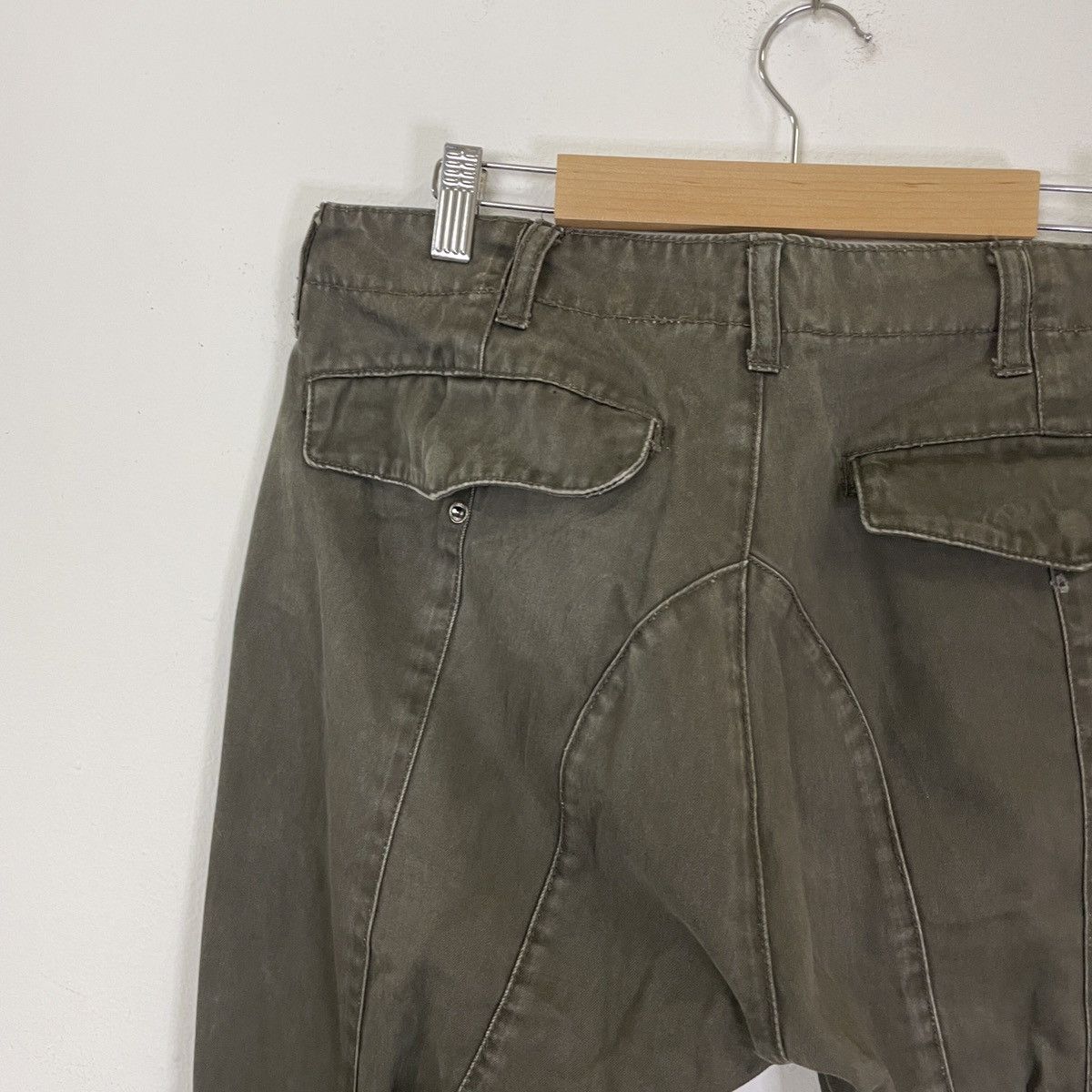 Japanese Brand Vintage Basquiat Double Knee Long Zip Rare Design Pants Size US 32 / EU 48 - 3 Thumbnail
