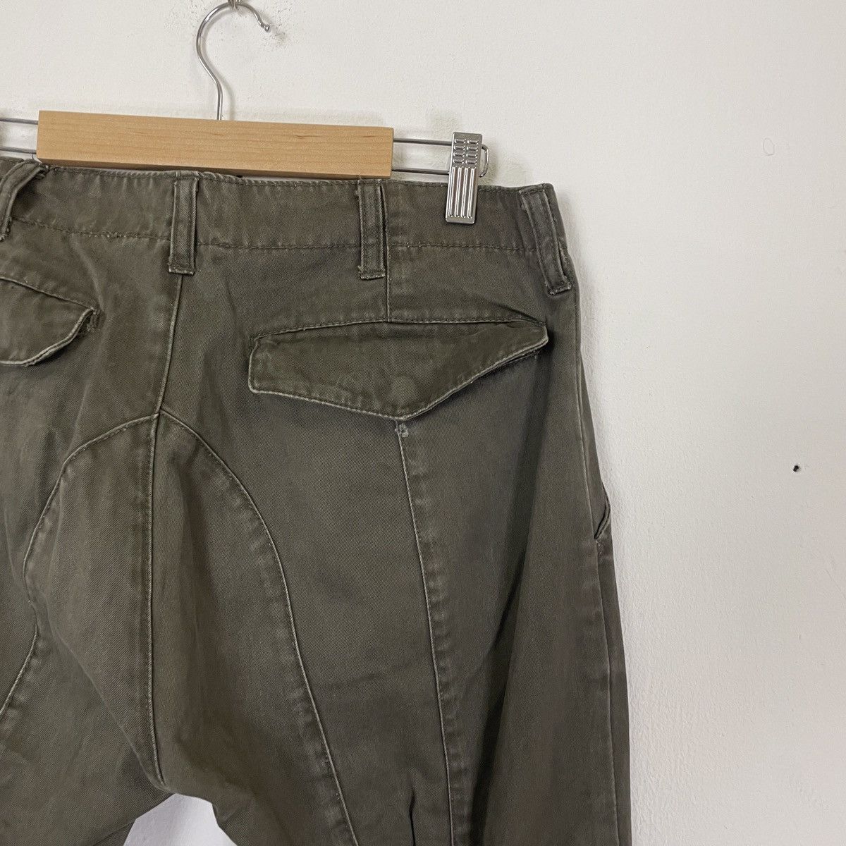 Japanese Brand Vintage Basquiat Double Knee Long Zip Rare Design Pants Size US 32 / EU 48 - 2 Thumbnail