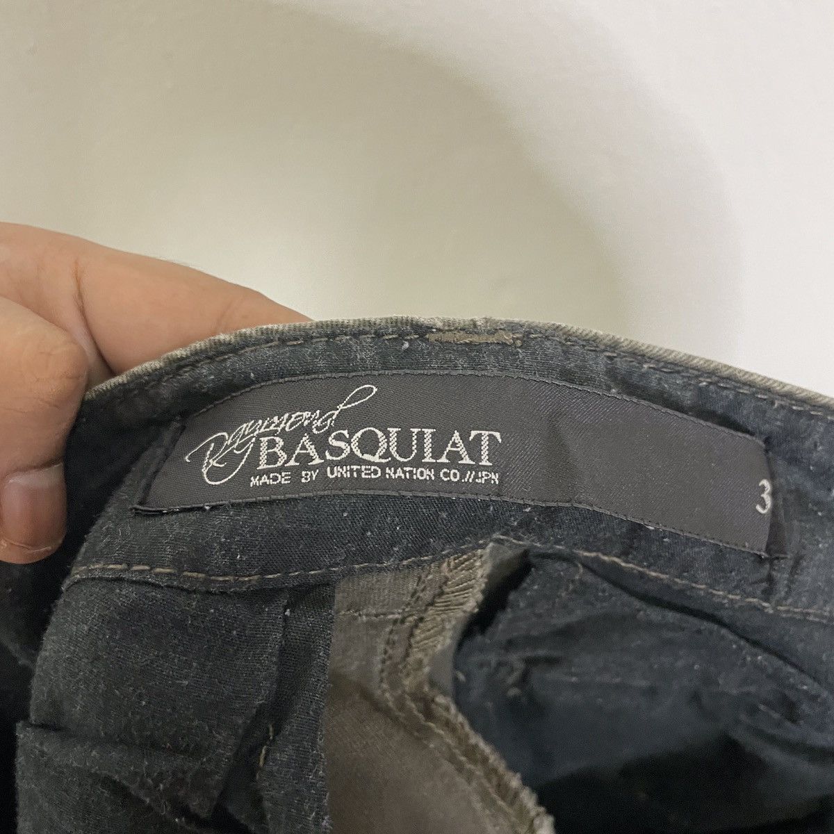 Japanese Brand Vintage Basquiat Double Knee Long Zip Rare Design Pants Size US 32 / EU 48 - 6 Thumbnail