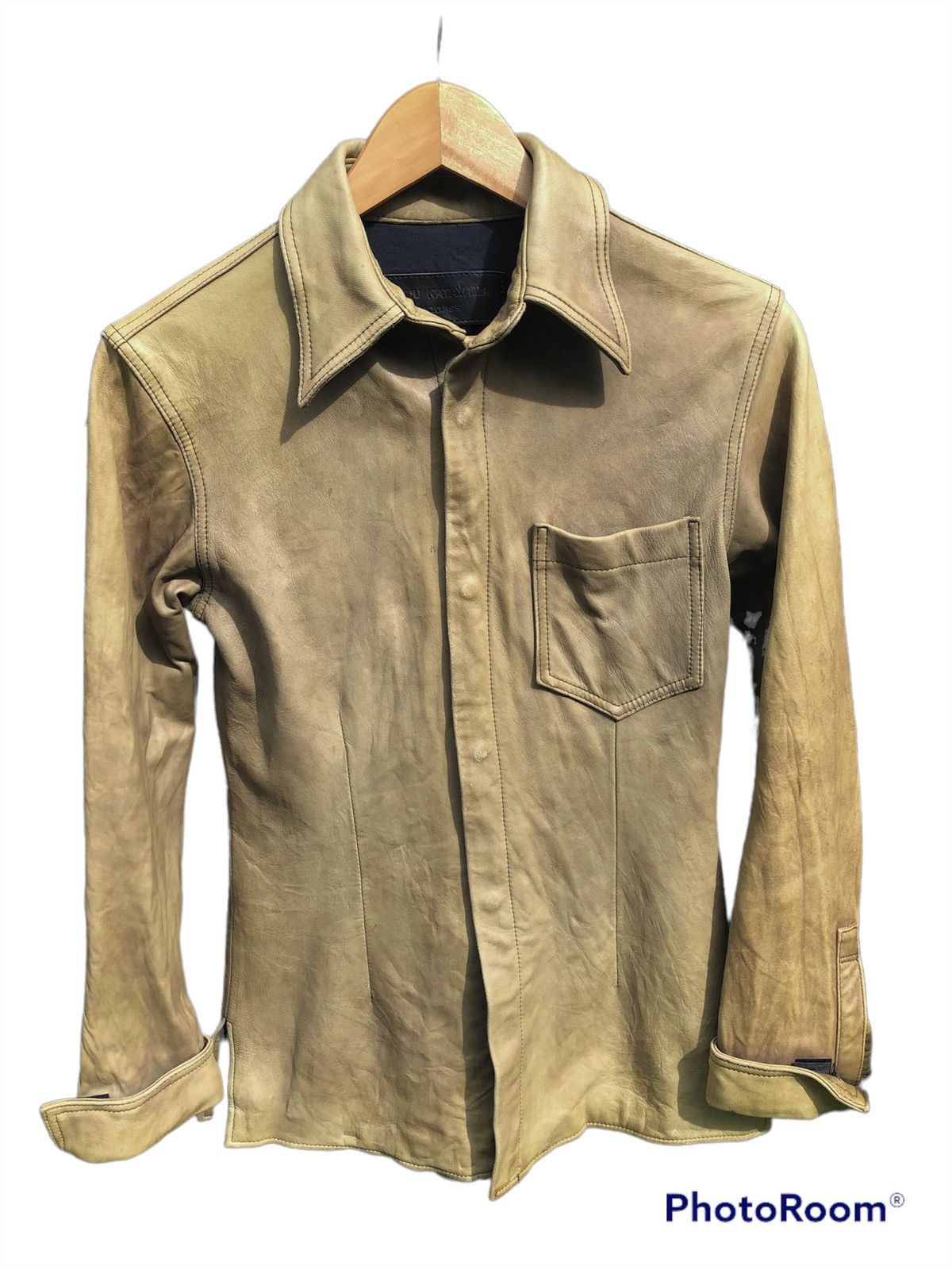 Isamu Katayama Backlash 💥Binding💥 ISAMU KATAYAMA BACKLASH Cowhide Leather jacket Size US S / EU 44-46 / 1 - 1 Thumbnail