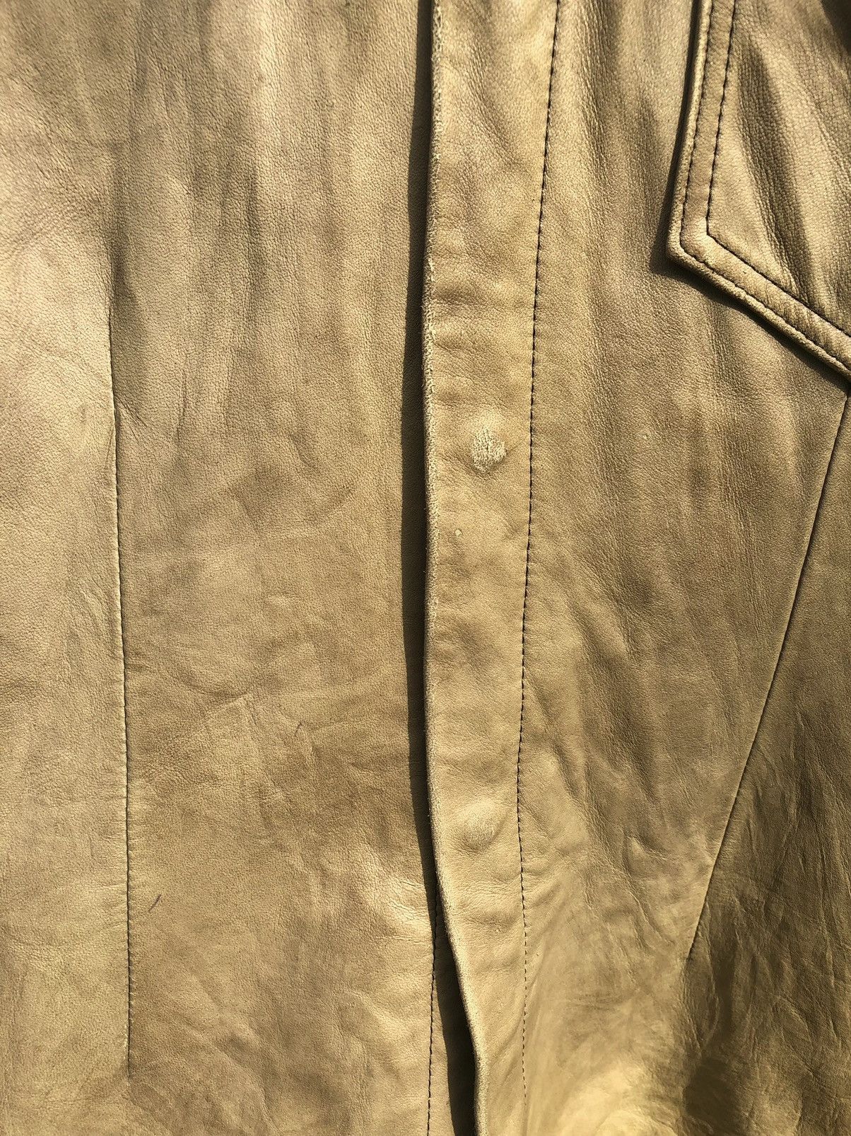 Isamu Katayama Backlash 💥Binding💥 ISAMU KATAYAMA BACKLASH Cowhide Leather jacket Size US S / EU 44-46 / 1 - 6 Thumbnail