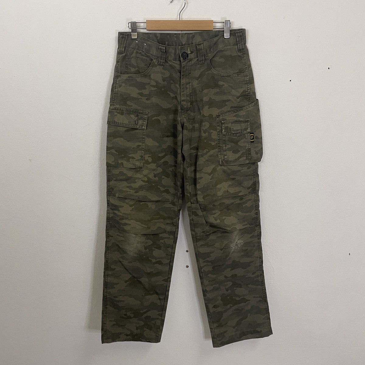 Vtg Comfortable Clothing Military Style Camo Cargo Pants