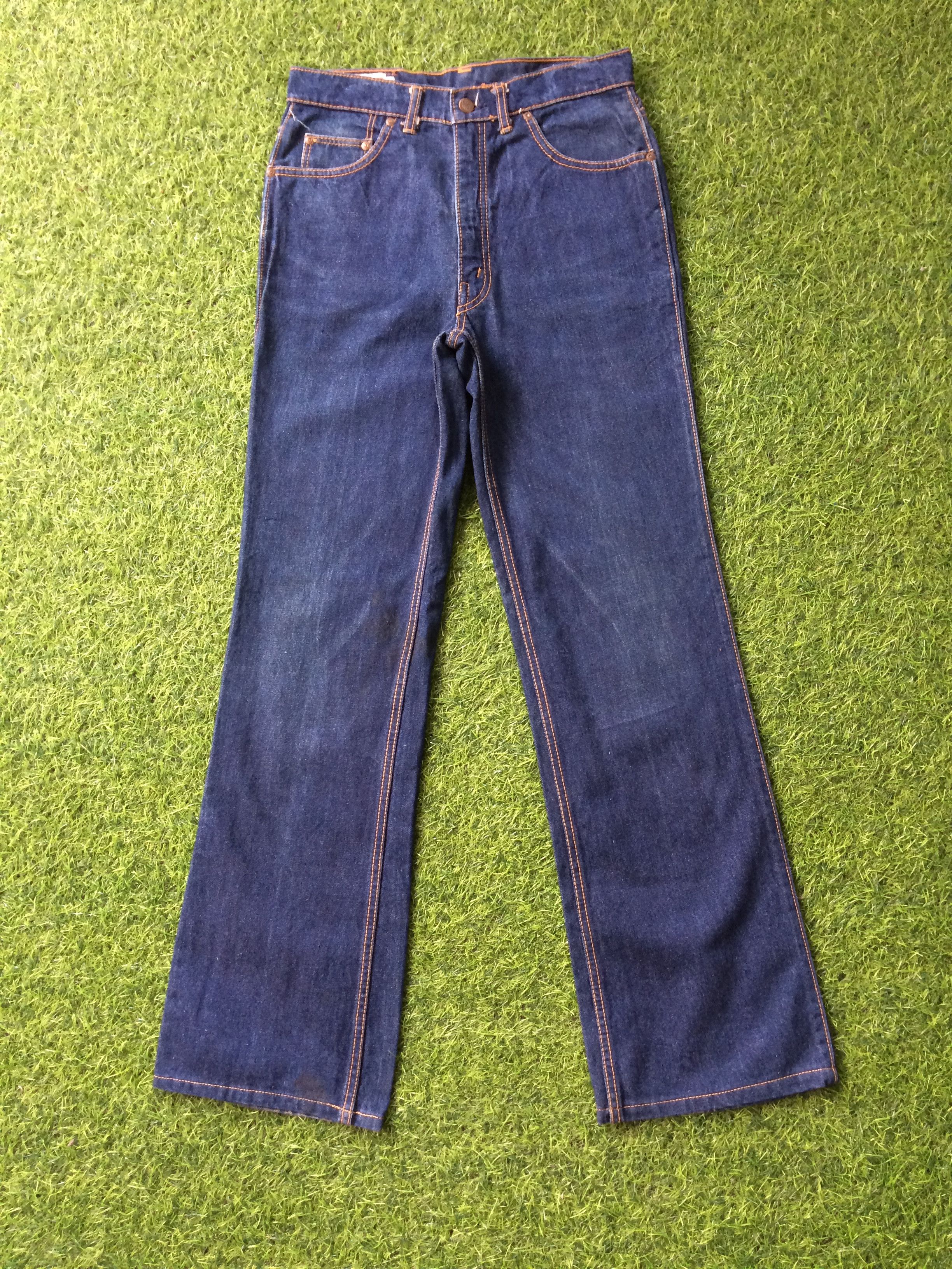 Big John × Japanese Brand × Vintage Bootcut Japan Dark Blue Denim Jeans #B-570 Size US 29 - 2 Thumbnail