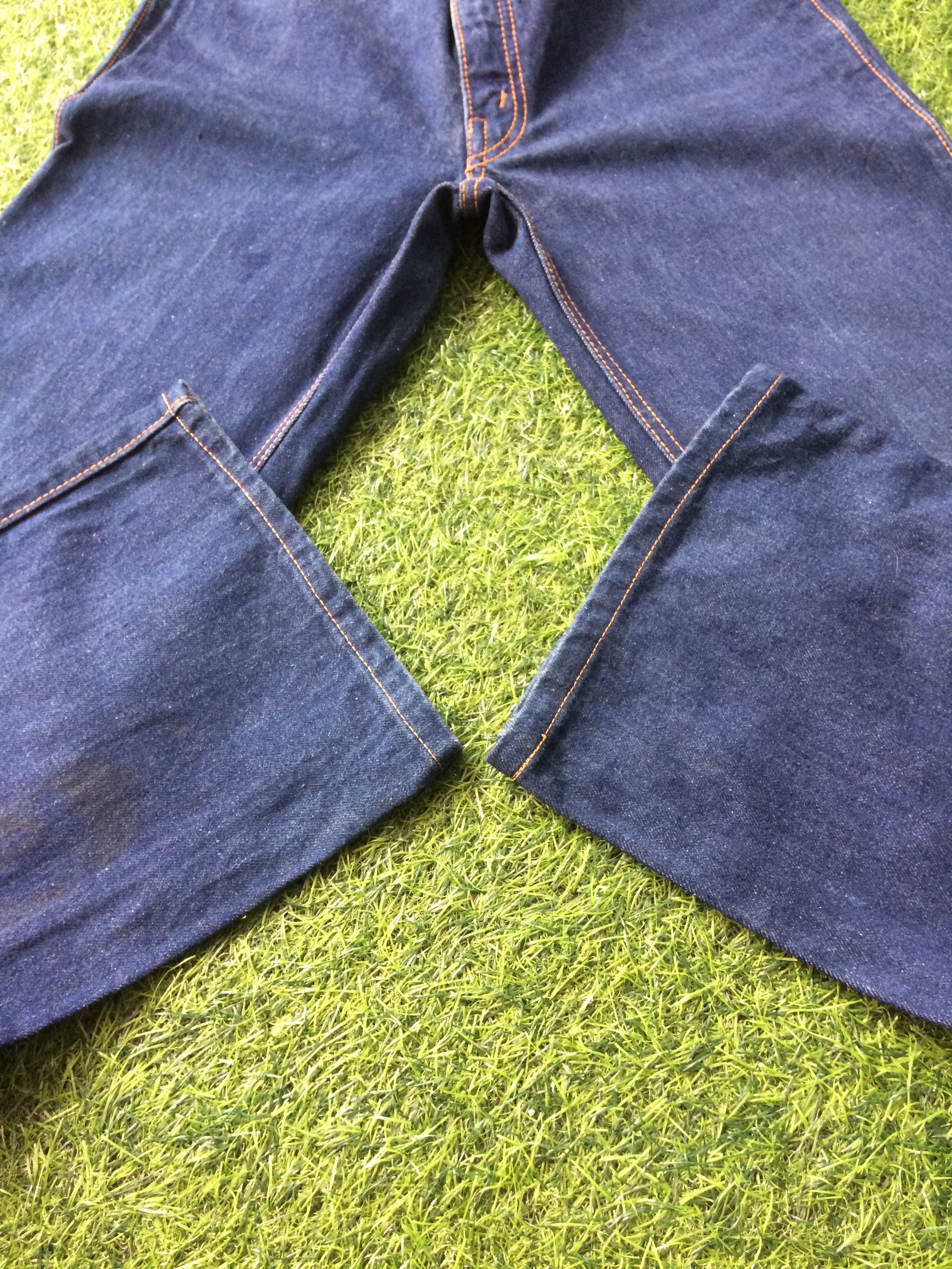 Big John × Japanese Brand × Vintage Bootcut Japan Dark Blue Denim Jeans #B-570 Size US 29 - 5 Thumbnail