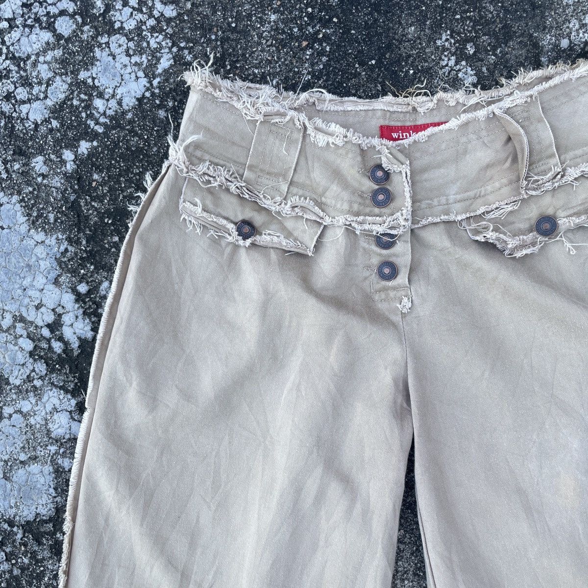 Japanese Brand Vintage Wink Wink Designer Pants Trousers Size 28" / US 6 / IT 42 - 3 Thumbnail