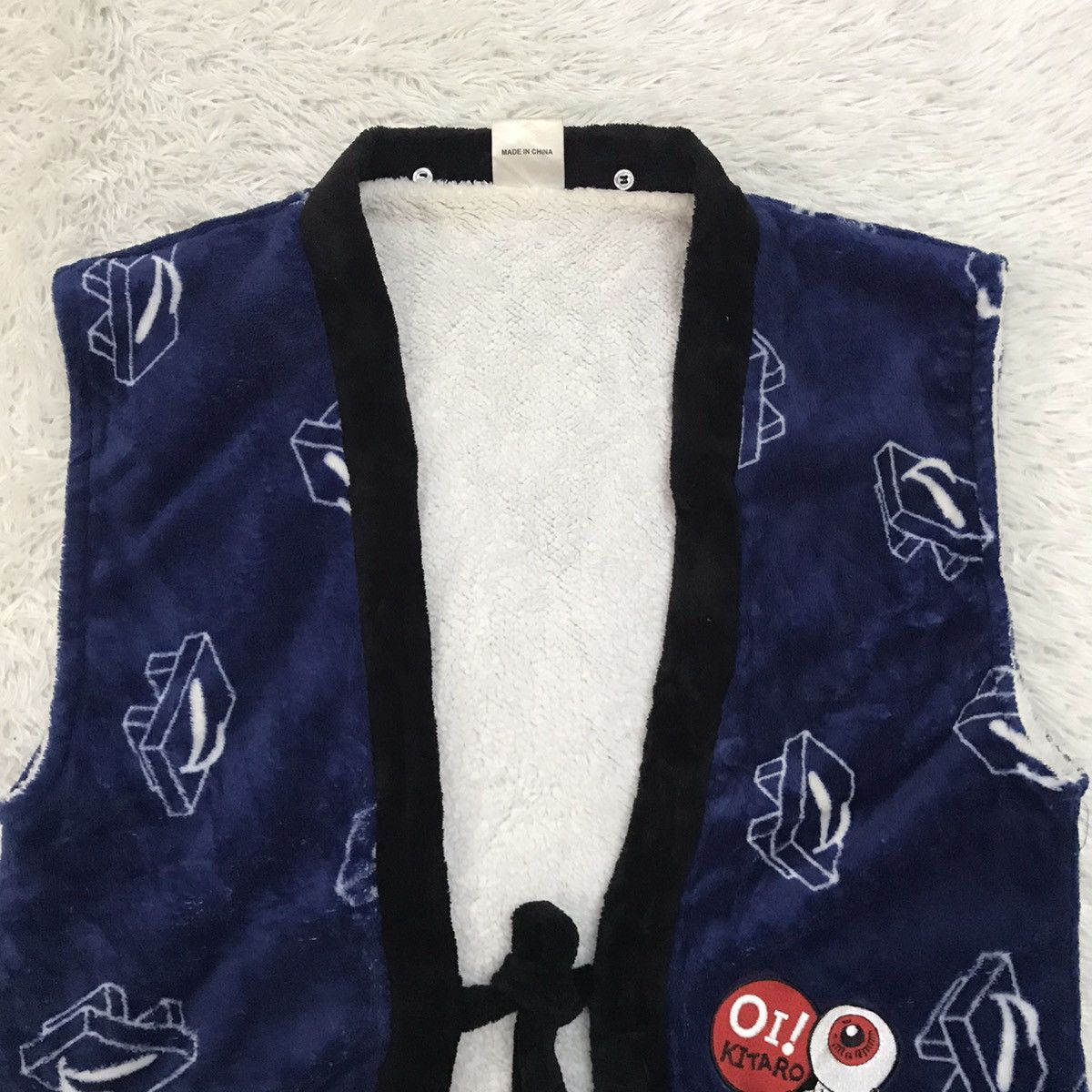 Anime Fleece Kimono Vest Gegege No Kitaro Oi Kitaro Anime Japan Size US L / EU 52-54 / 3 - 4 Thumbnail