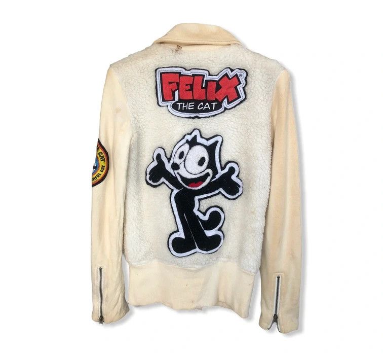 Image of Cartoon Network x Seditionaries Gladnews X Cat Felix Cartoon Jacket (Size Small)