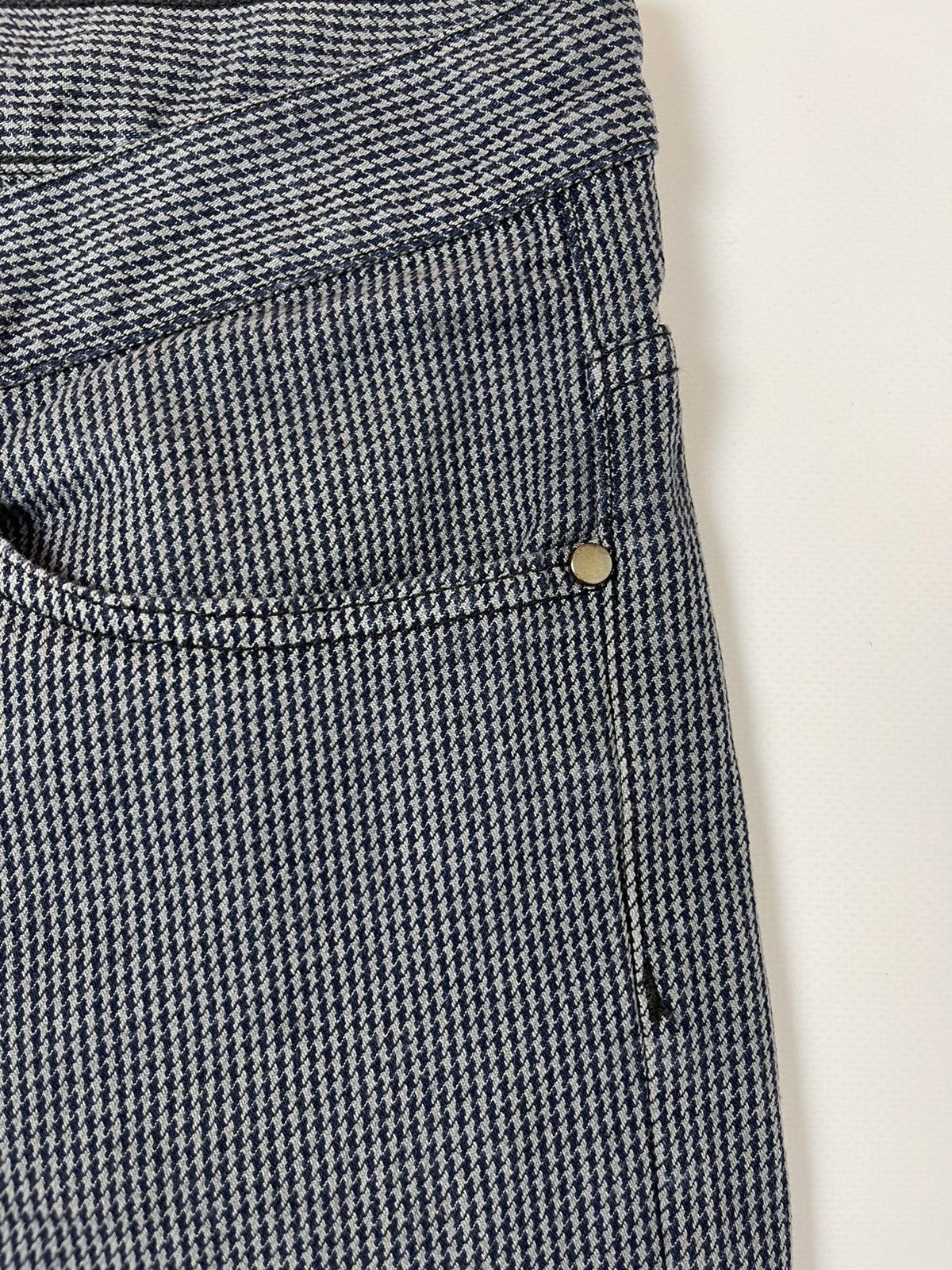 John Galliano Galliano made in Italy houndstooth pattern luxury pants Size US 34 / EU 50 - 15 Thumbnail