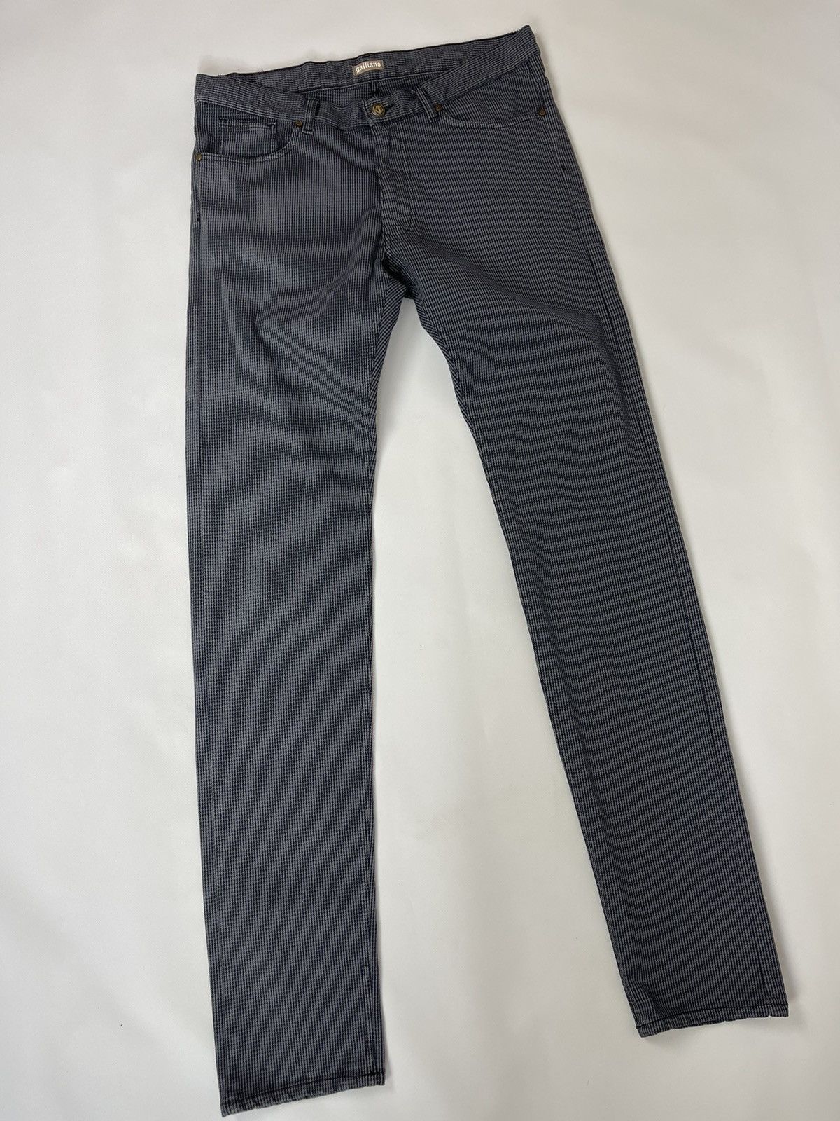 John Galliano Galliano made in Italy houndstooth pattern luxury pants Size US 34 / EU 50 - 10 Thumbnail