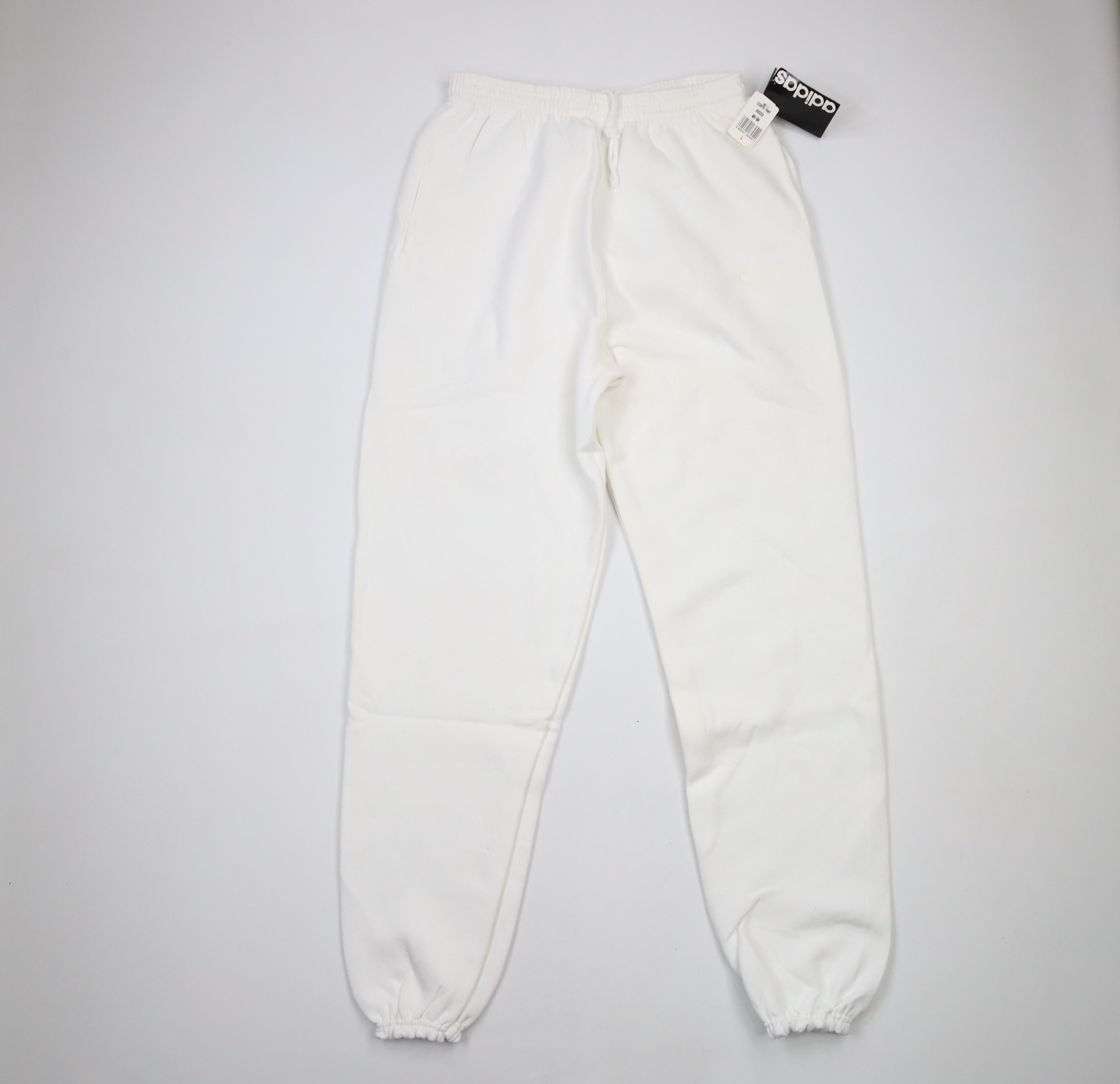 Vintage NOS Vintage 90s Adidas Heavyweight Sweatpants Joggers White Size US 36 / EU 52 - 1 Thumbnail