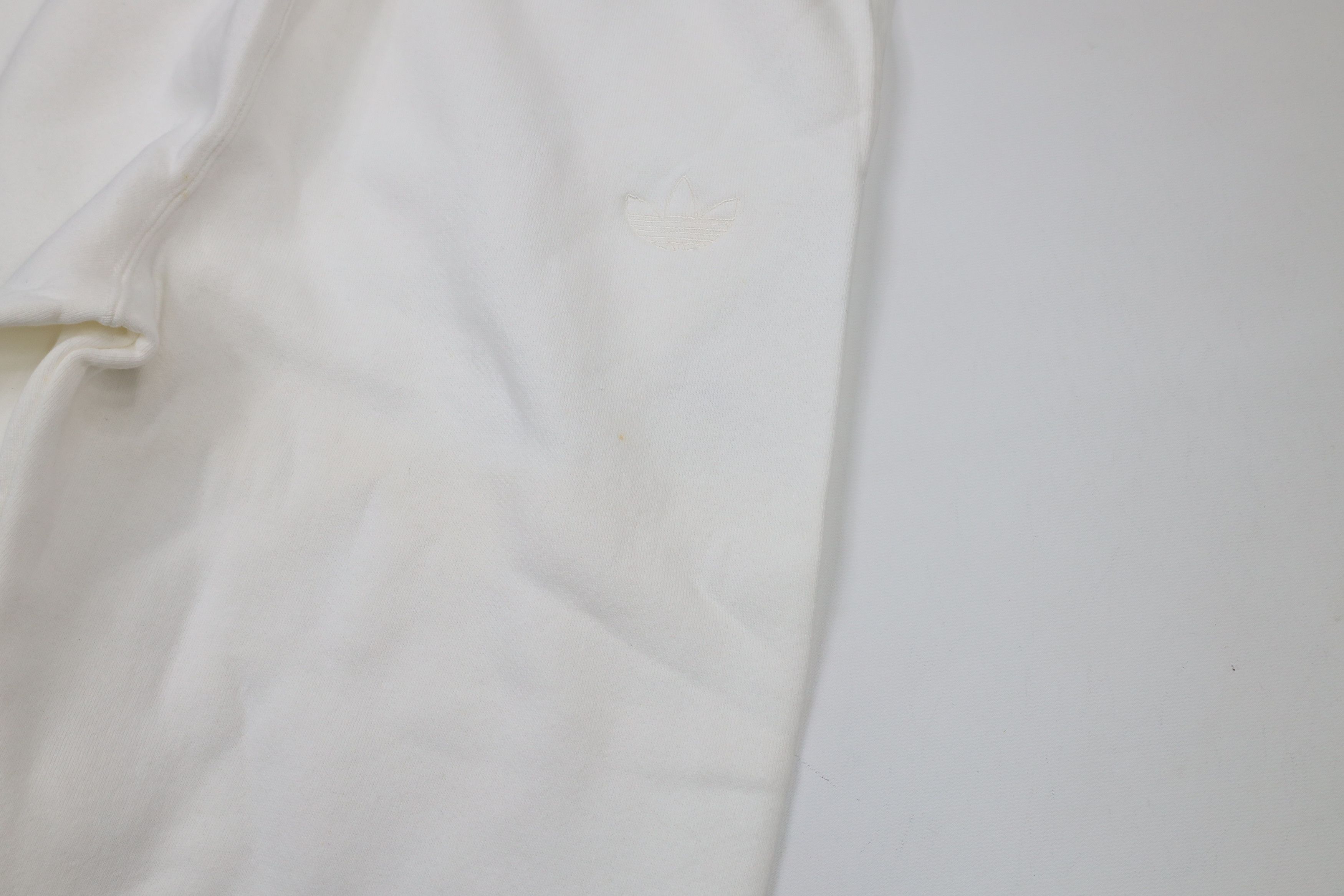 Vintage NOS Vintage 90s Adidas Heavyweight Sweatpants Joggers White Size US 36 / EU 52 - 6 Thumbnail