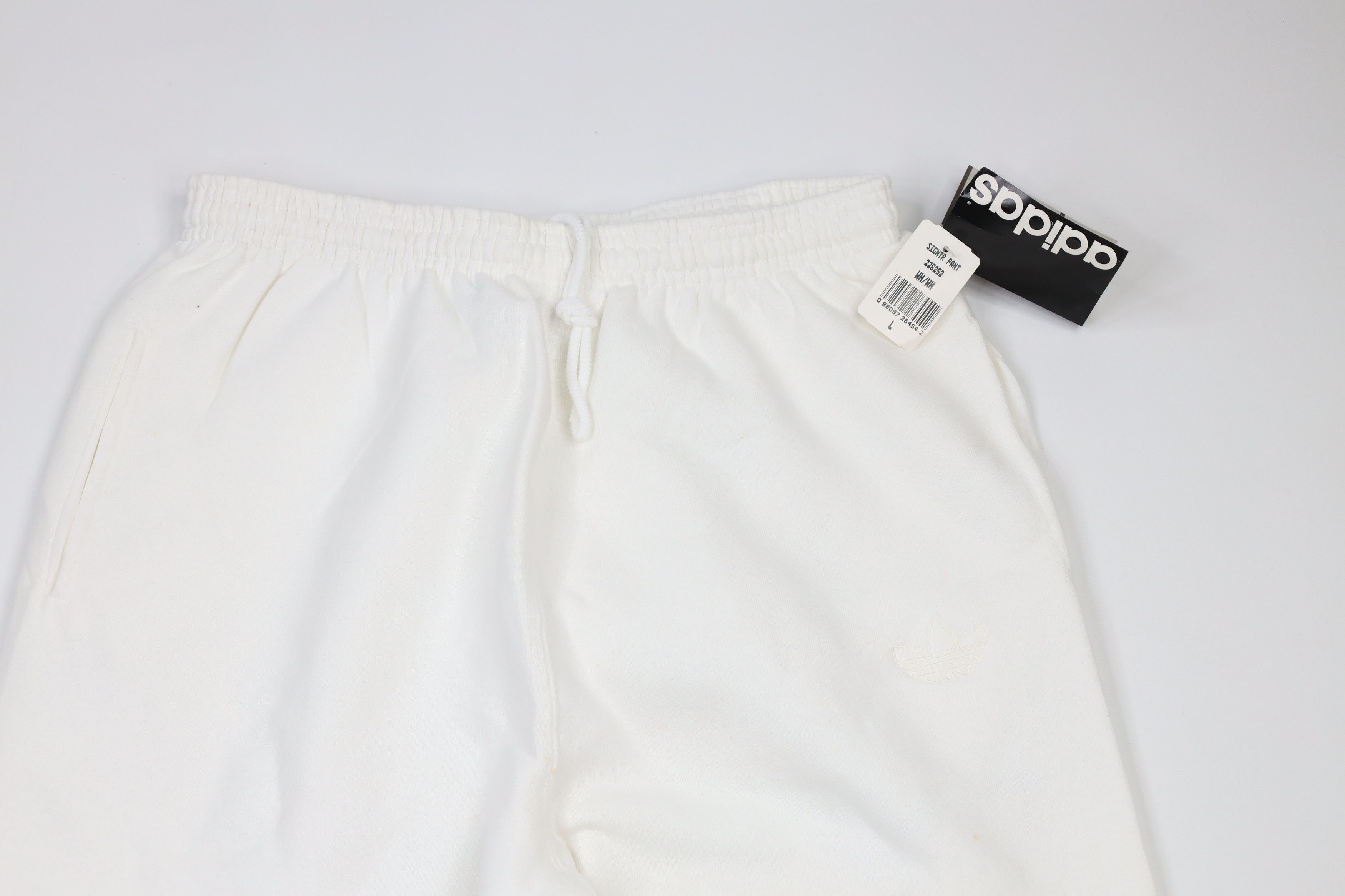 Vintage NOS Vintage 90s Adidas Heavyweight Sweatpants Joggers White Size US 36 / EU 52 - 2 Thumbnail