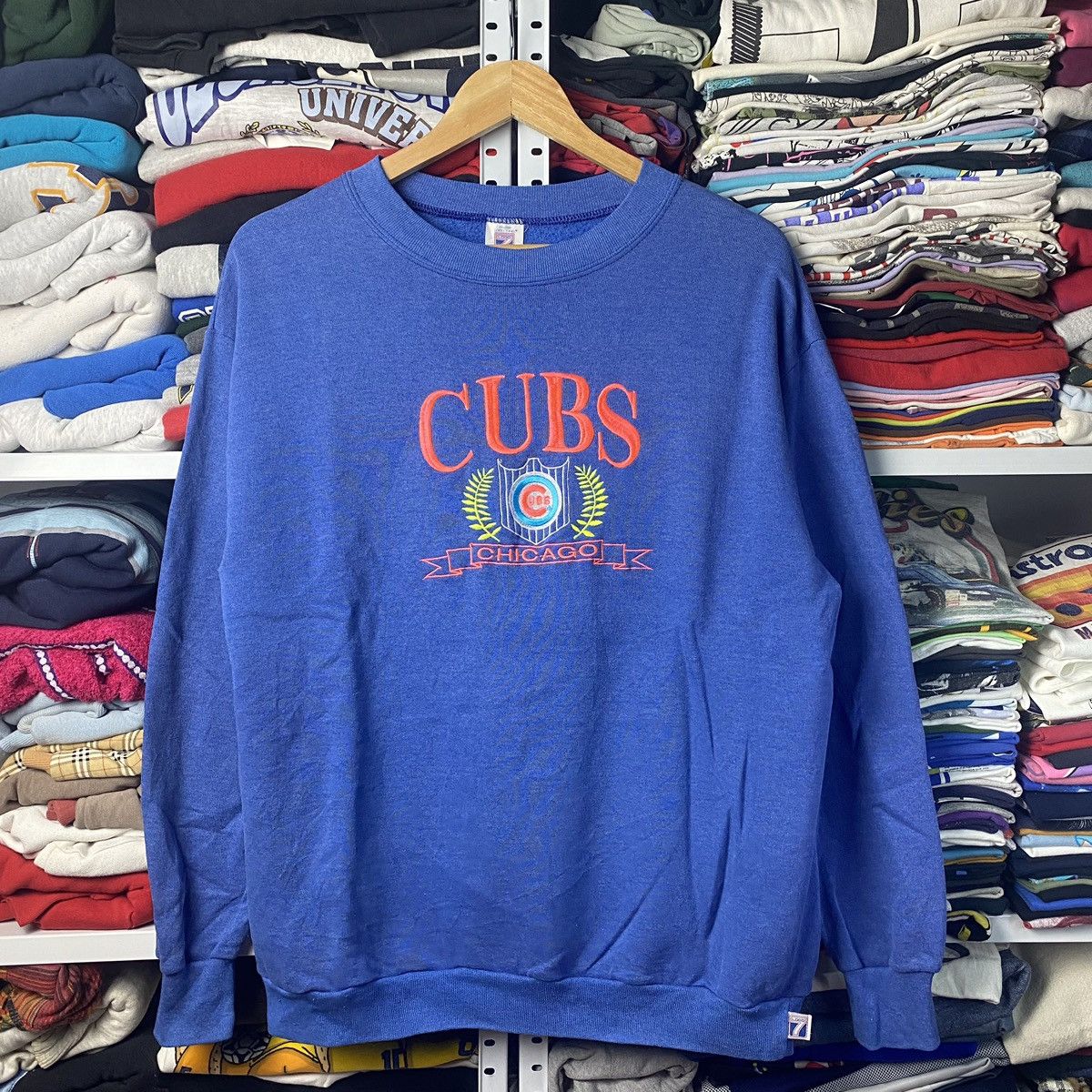 Vintage Y2K Chicago Cubs MLB Baseball Crewneck Sweatshirt Team 