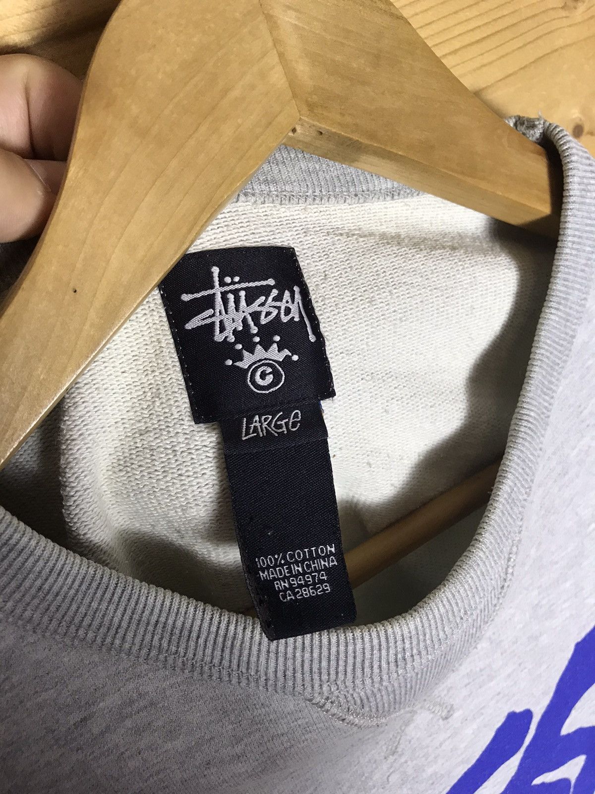 Stussy Vintage Stussy big logo sweatshirt Size US M / EU 48-50 / 2 - 8 Thumbnail