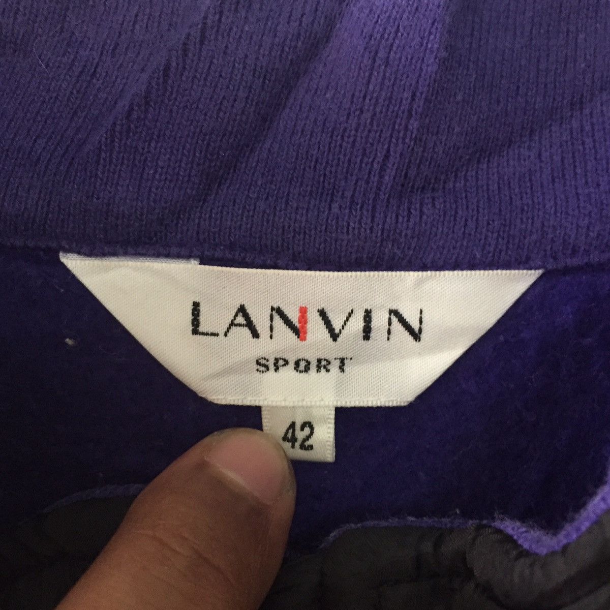 Lanvin Lanvin Sport Sweater Zipper Jacket MADE IN JAPAN Size US L / EU 52-54 / 3 - 16 Thumbnail