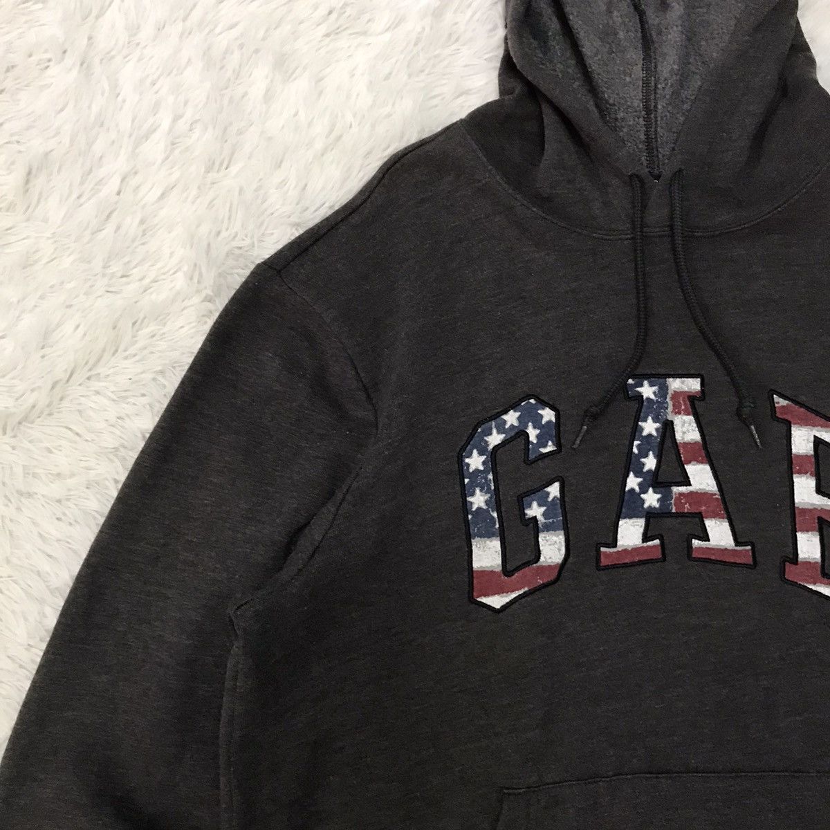 Gap Big Logo Embroidered Flag GAP Pullover Hoodie Size US L / EU 52-54 / 3 - 6 Thumbnail