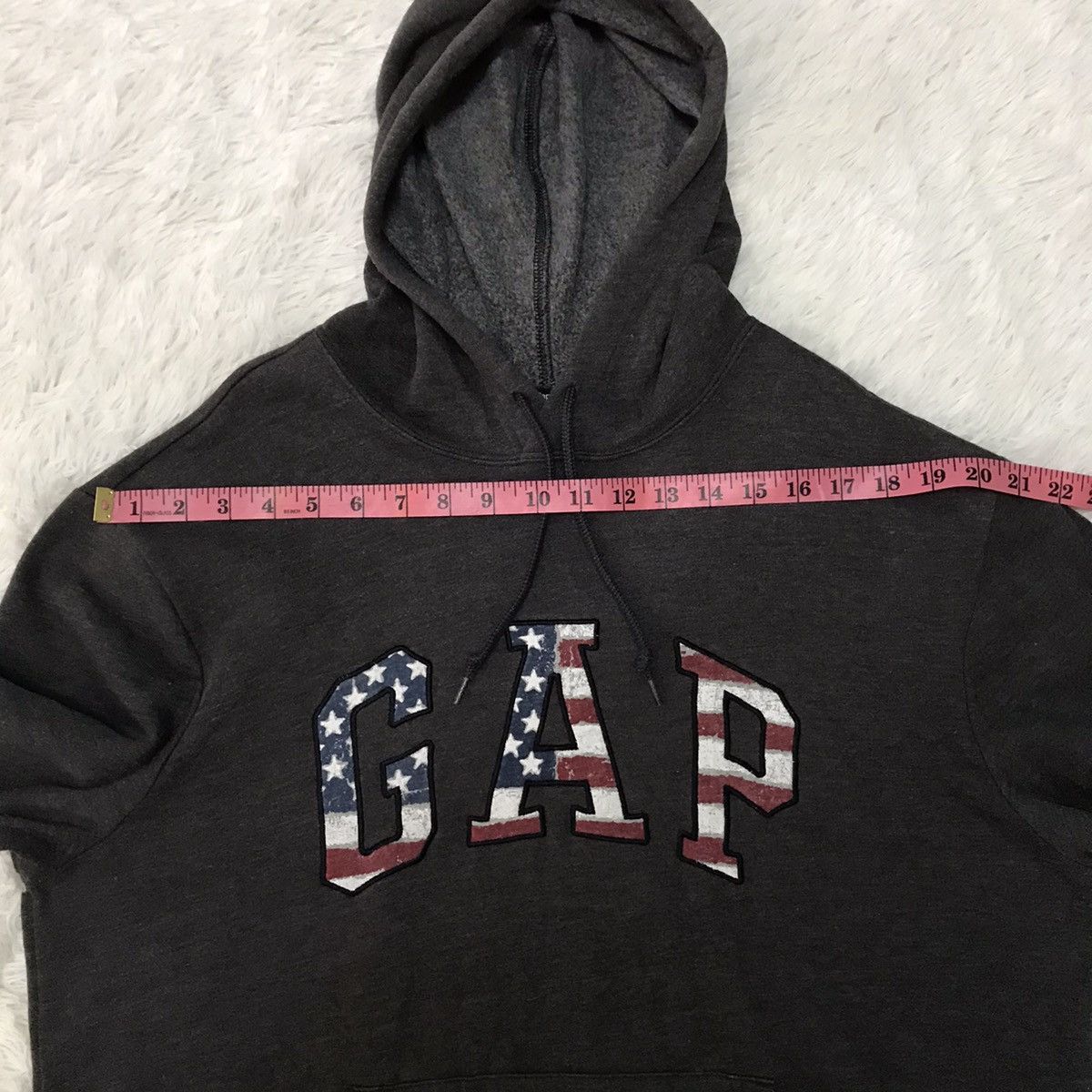 Gap Big Logo Embroidered Flag GAP Pullover Hoodie Size US L / EU 52-54 / 3 - 19 Thumbnail