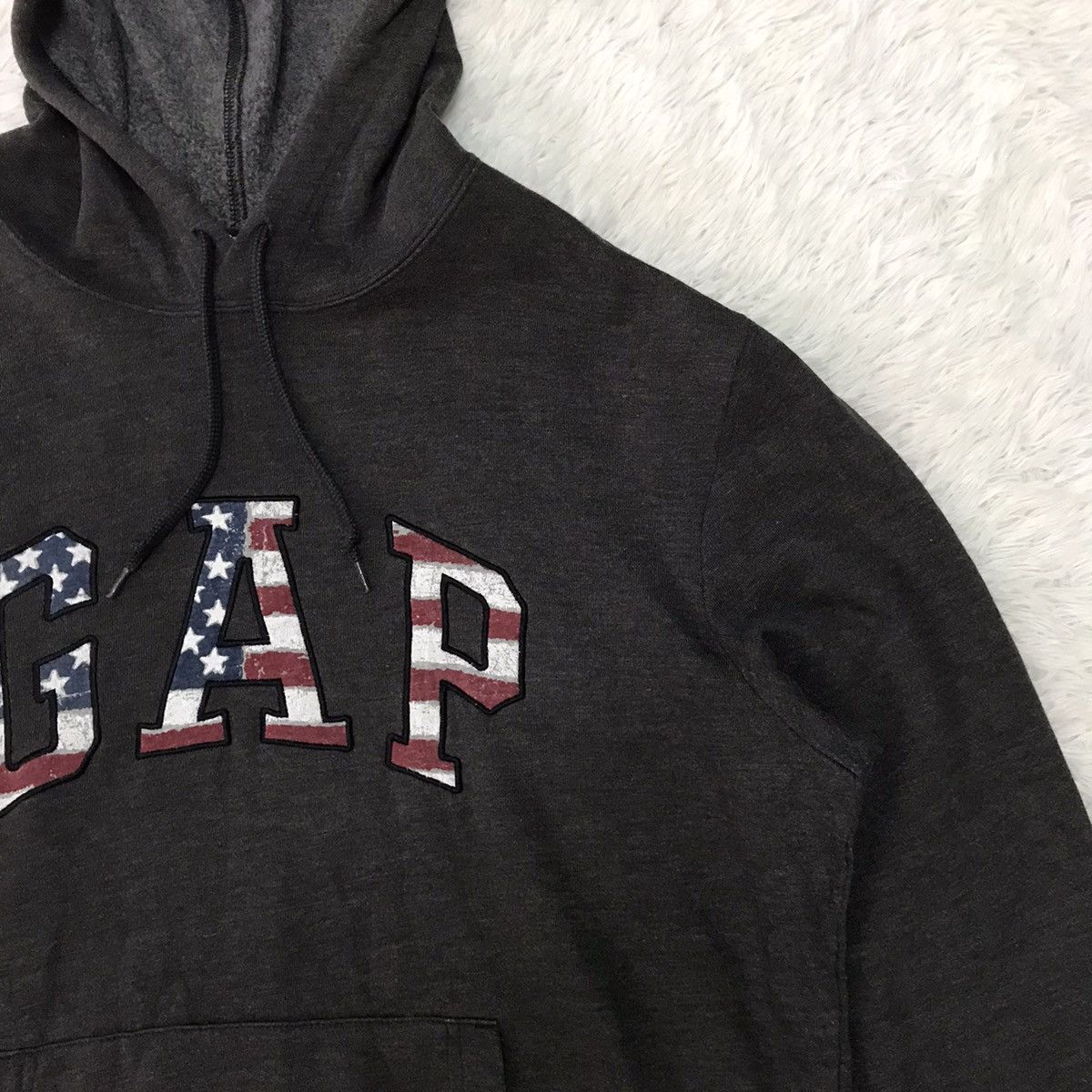 Gap Big Logo Embroidered Flag GAP Pullover Hoodie Size US L / EU 52-54 / 3 - 5 Thumbnail