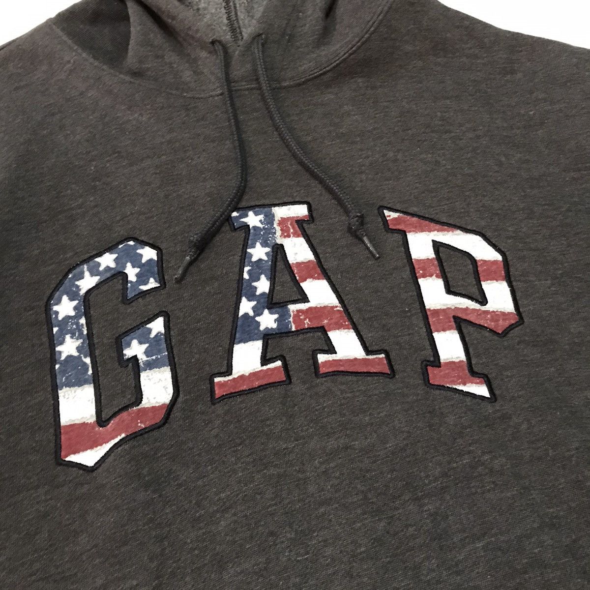 Gap Big Logo Embroidered Flag GAP Pullover Hoodie Size US L / EU 52-54 / 3 - 8 Thumbnail