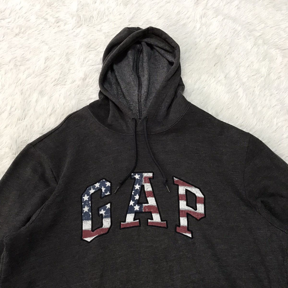 Gap Big Logo Embroidered Flag GAP Pullover Hoodie Size US L / EU 52-54 / 3 - 7 Thumbnail
