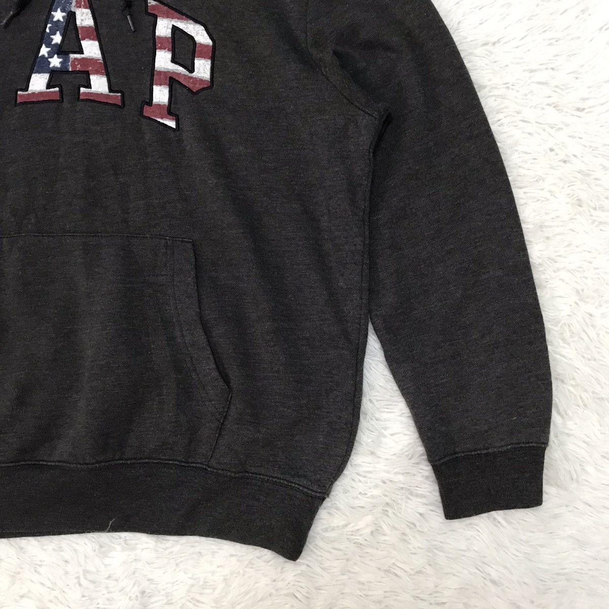 Gap Big Logo Embroidered Flag GAP Pullover Hoodie Size US L / EU 52-54 / 3 - 4 Thumbnail