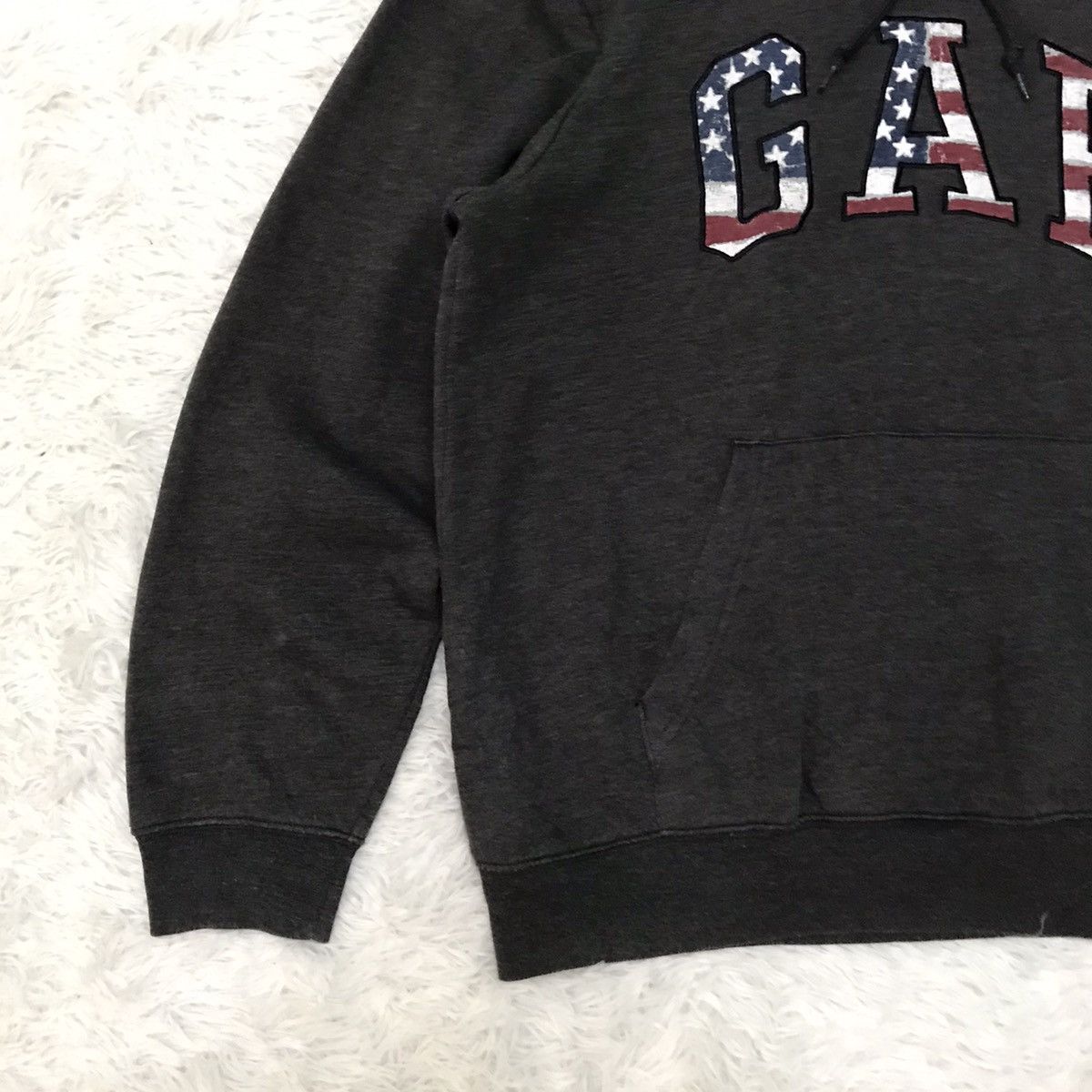 Gap Big Logo Embroidered Flag GAP Pullover Hoodie Size US L / EU 52-54 / 3 - 3 Thumbnail