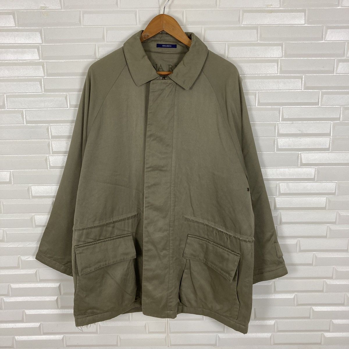 Japanese Brand 🔥LAST PRICE🔥 Vintage Nina Ricci Long Jacket Made In Japan Size US S / EU 44-46 / 1 - 2 Thumbnail
