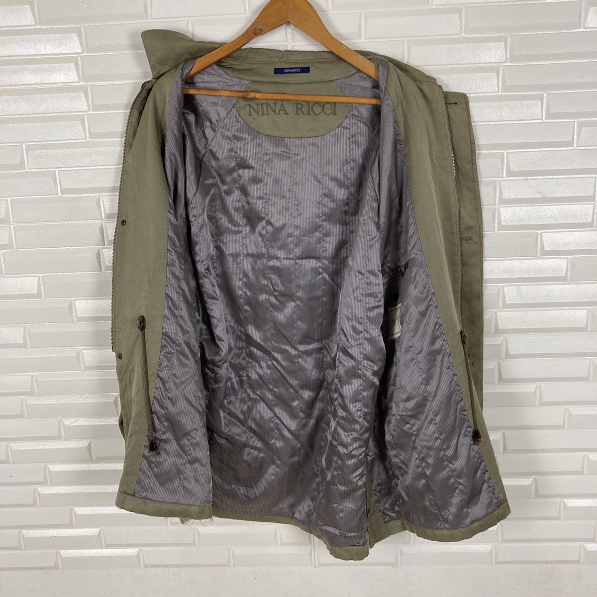 Japanese Brand 🔥LAST PRICE🔥 Vintage Nina Ricci Long Jacket Made In Japan Size US S / EU 44-46 / 1 - 17 Thumbnail