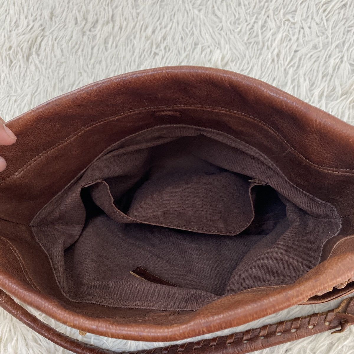 Alfredo Bannister Alfredo Bannister Leather Handbag Size ONE SIZE - 13 Thumbnail